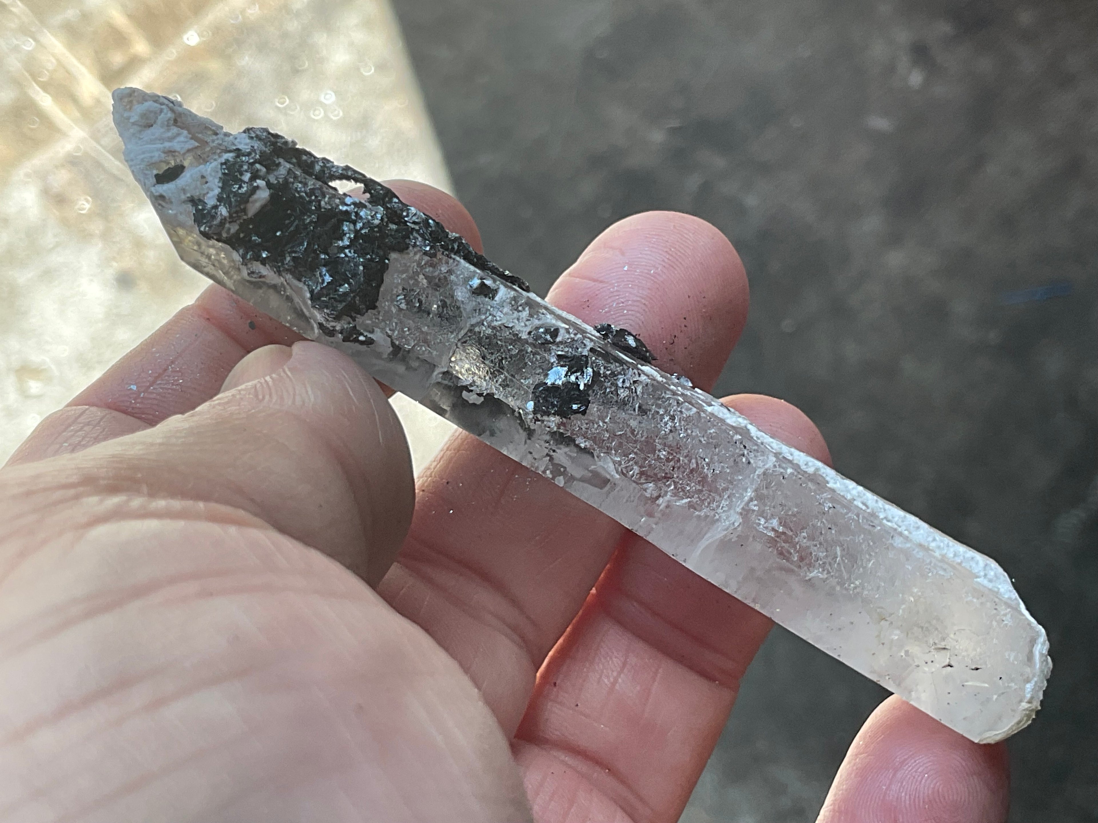 36g Specularite Quartz Specimen 5B from Inner Mongolia