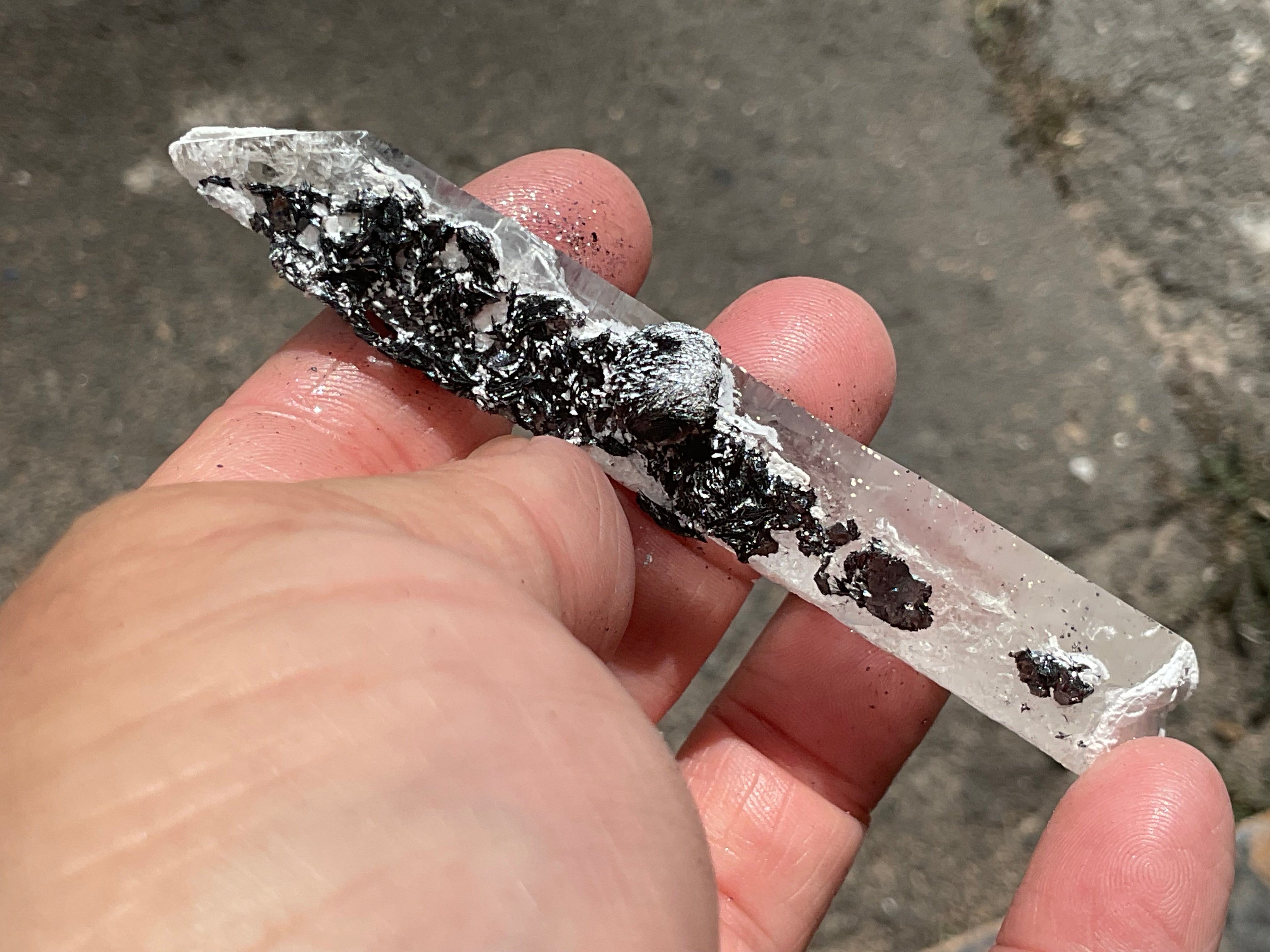 36g Specularite Quartz Specimen 5B from Inner Mongolia