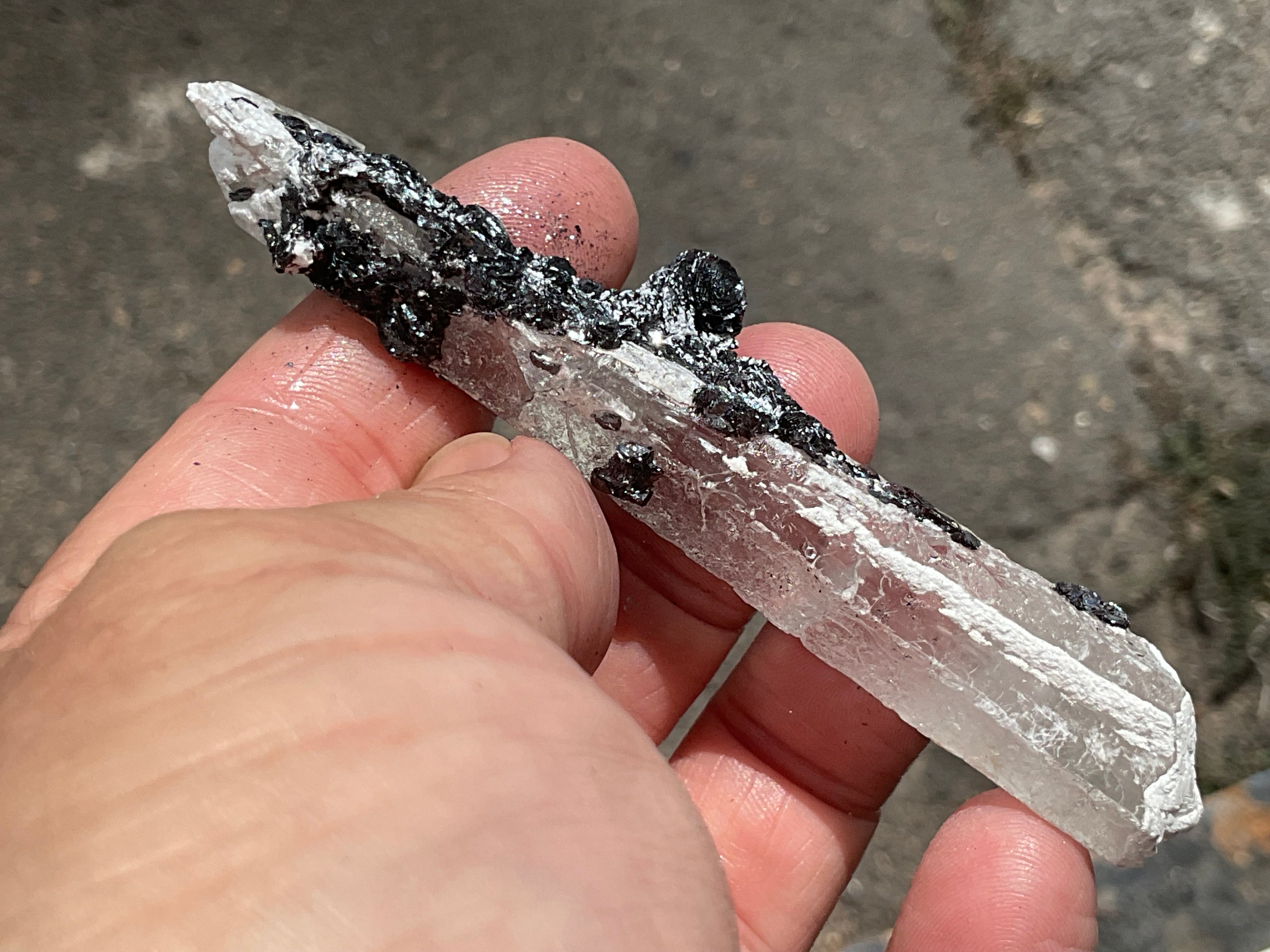 36g Specularite Quartz Specimen 5B from Inner Mongolia