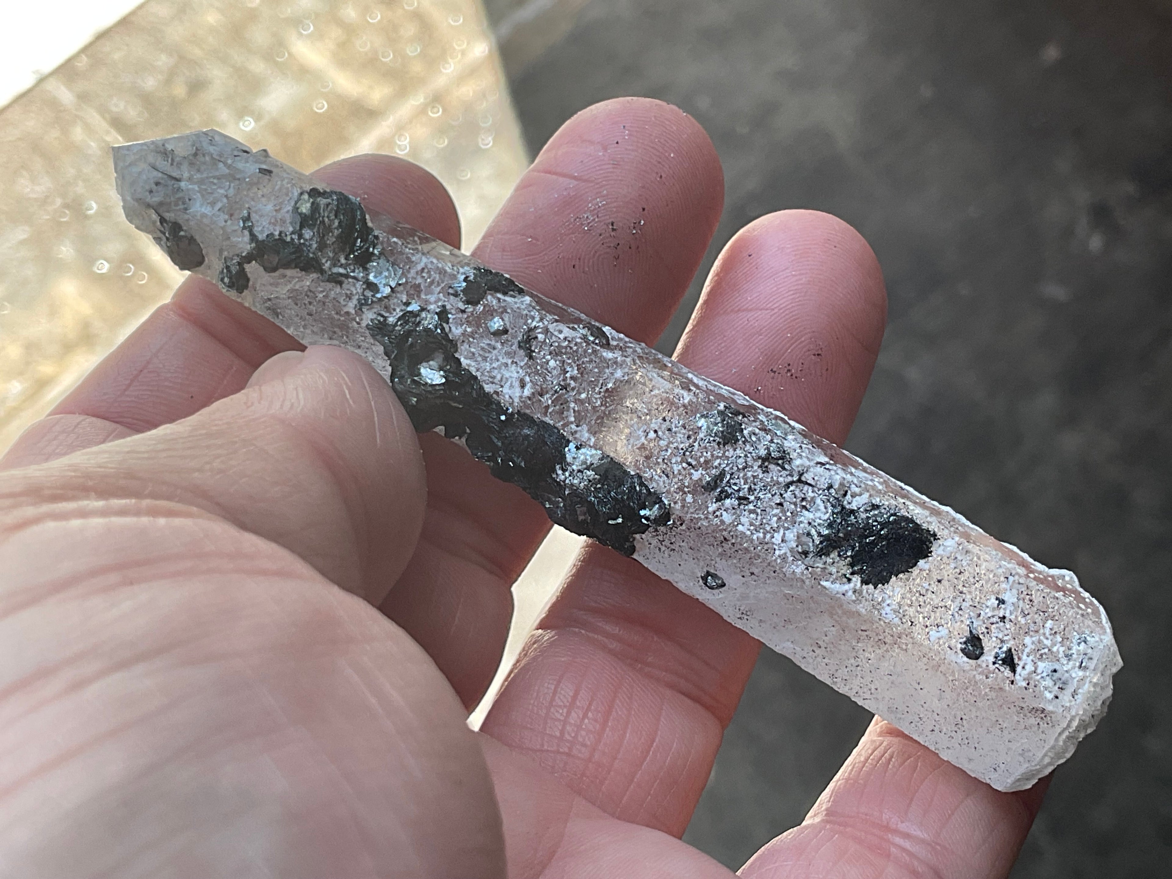 38g Specularite Quartz Specimen 5C from Inner Mongolia