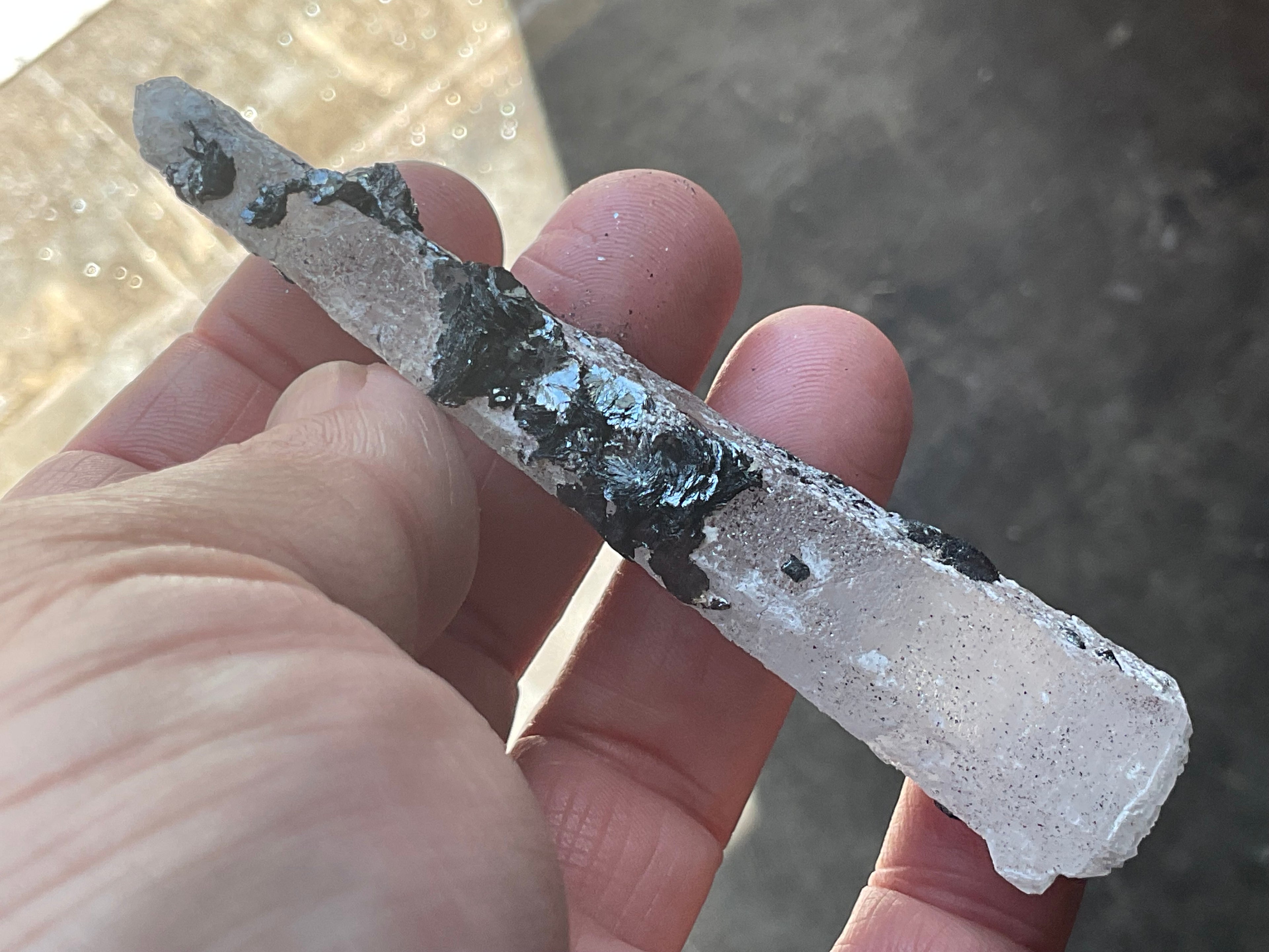 38g Specularite Quartz Specimen 5C from Inner Mongolia