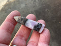 18g Pink Aragonite in Black Matrix Tower A