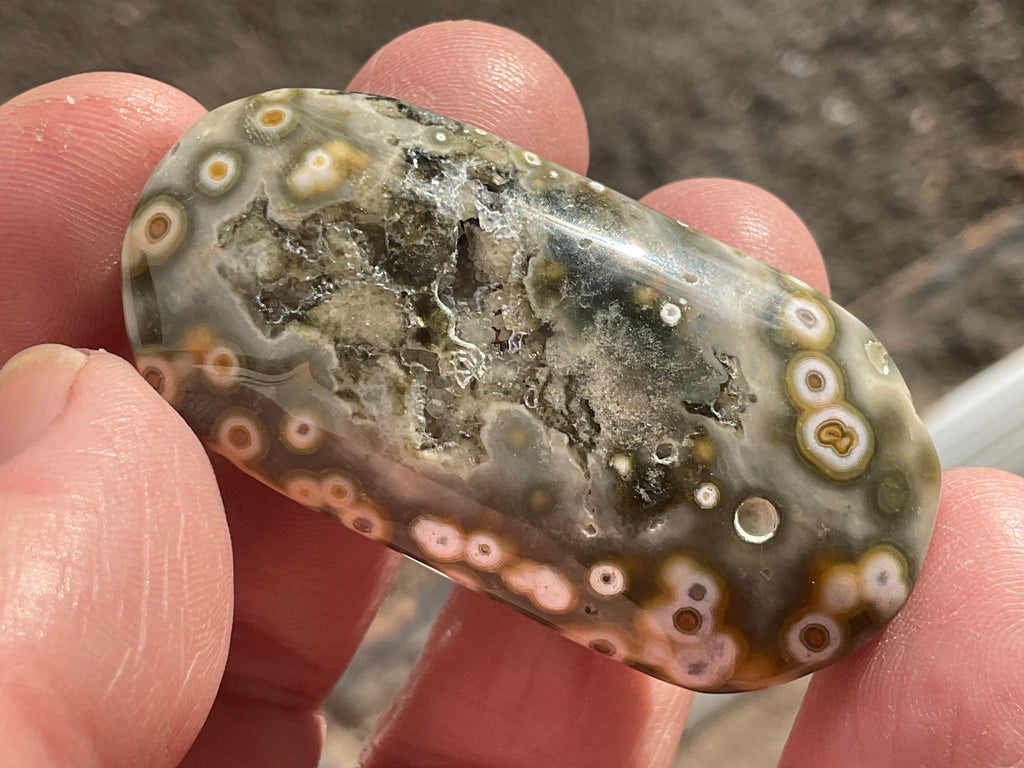 32g 8th Vein Ocean Jasper Palmstone 1C