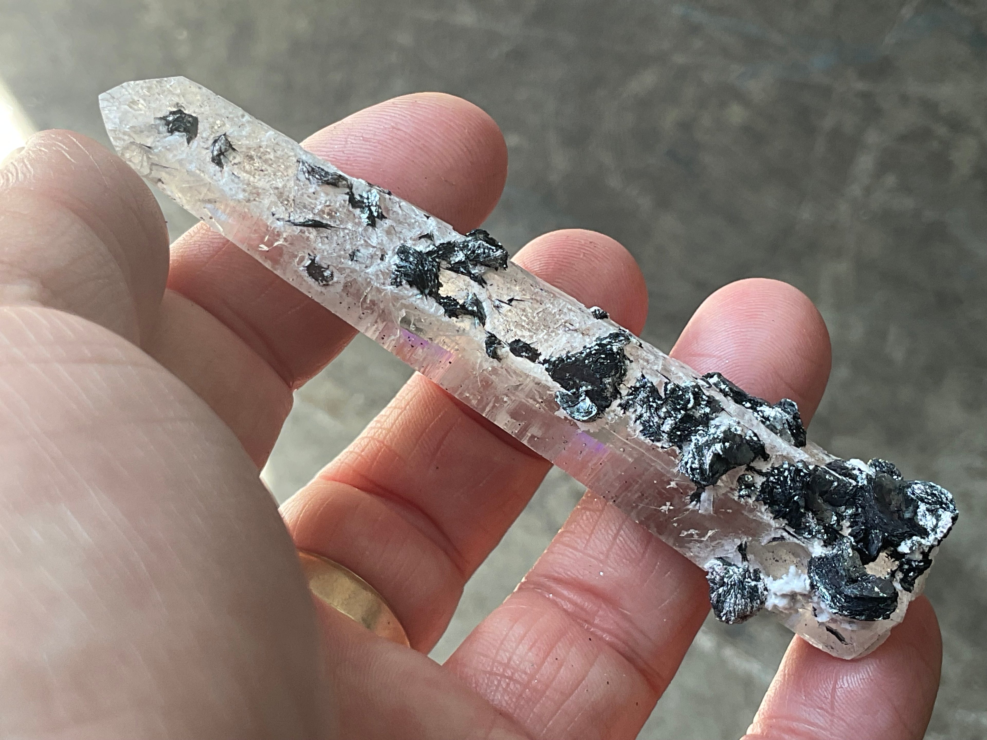 38g Specularite Quartz Specimen 6A from Inner Mongolia