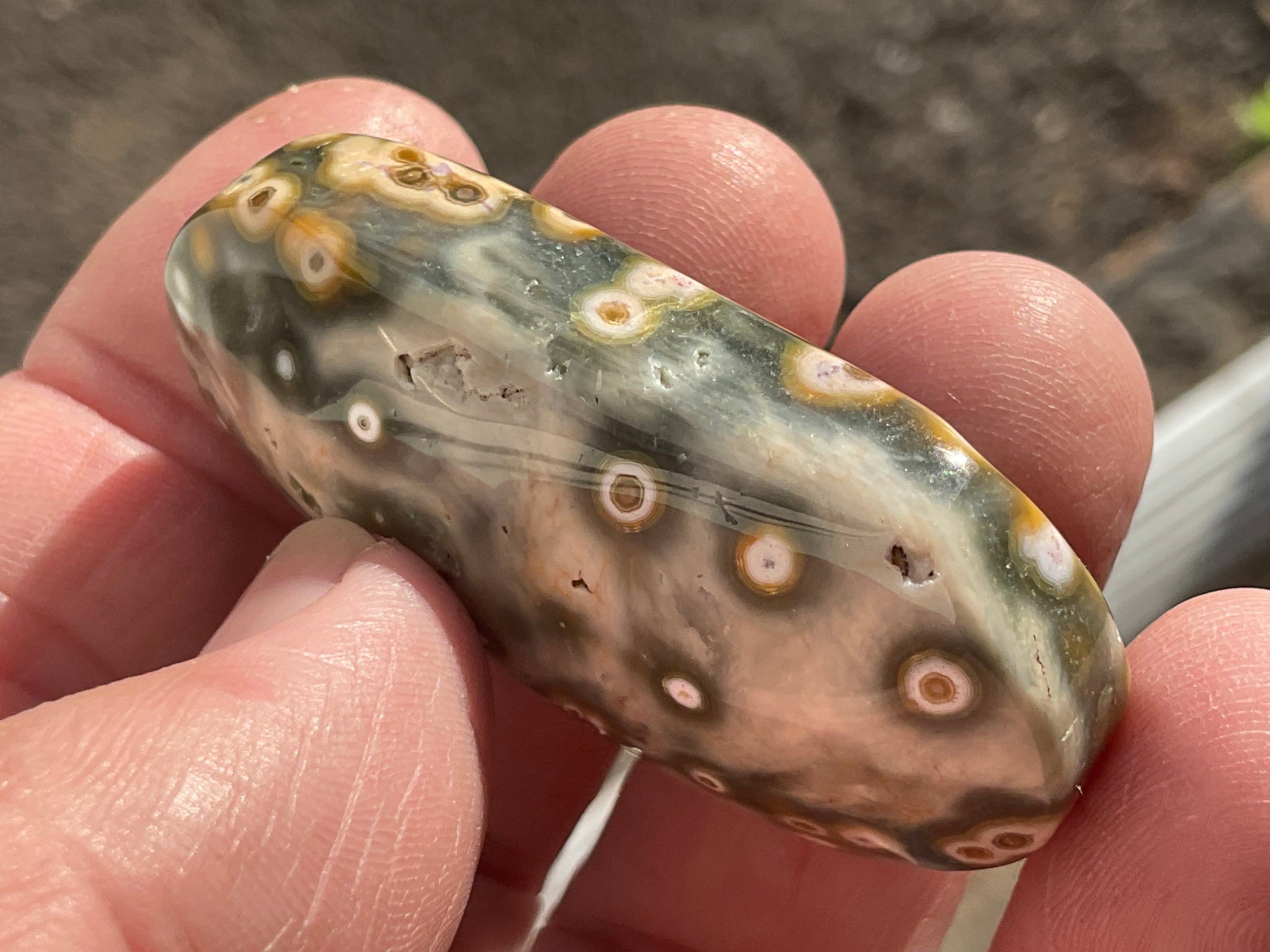32g 8th Vein Ocean Jasper Palmstone 1C