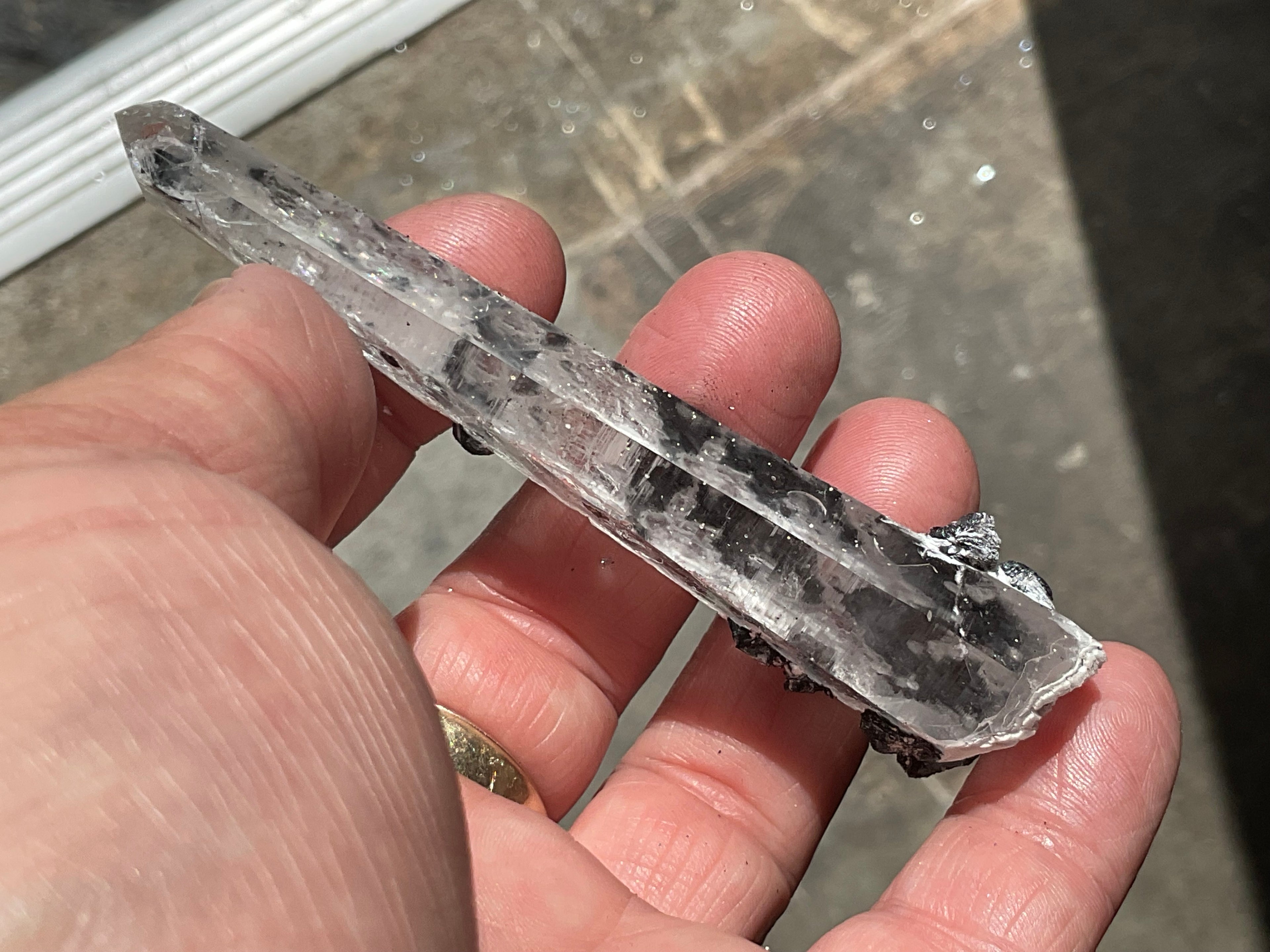 38g Specularite Quartz Specimen 6A from Inner Mongolia