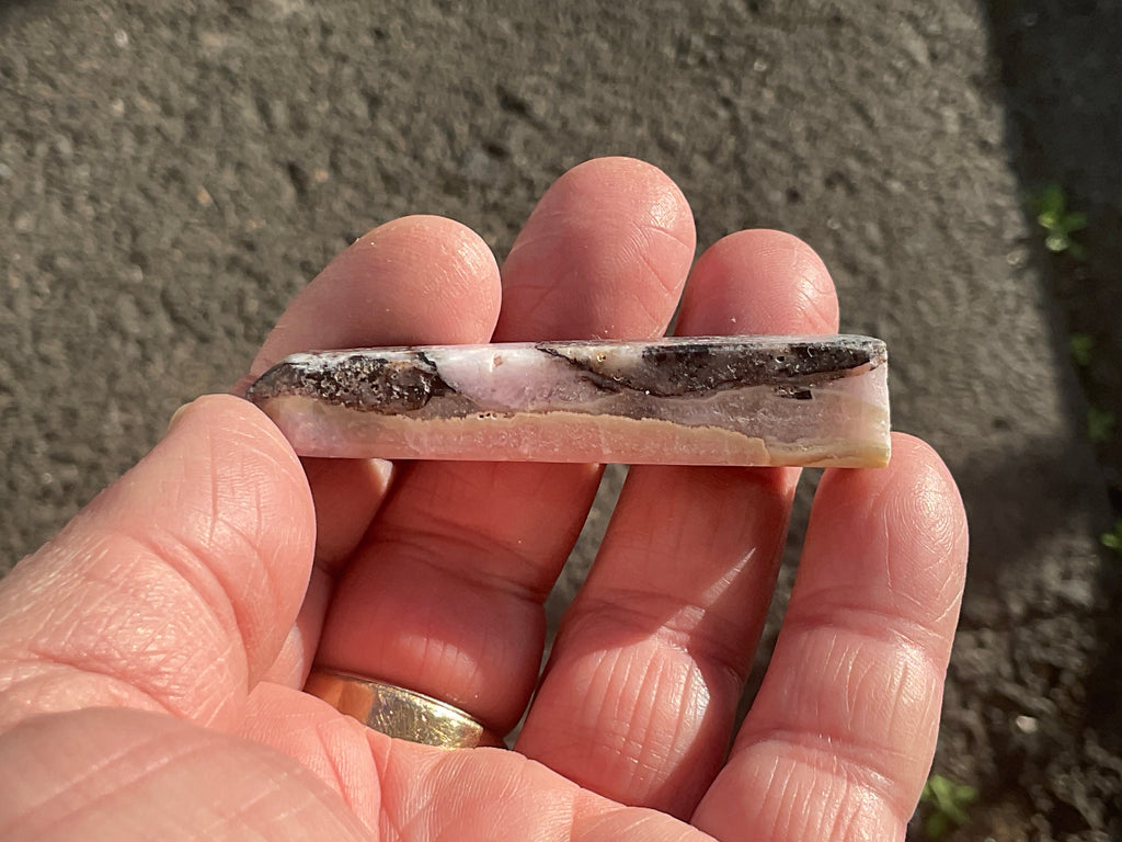 20g Pink Aragonite in Black Matrix Tower B