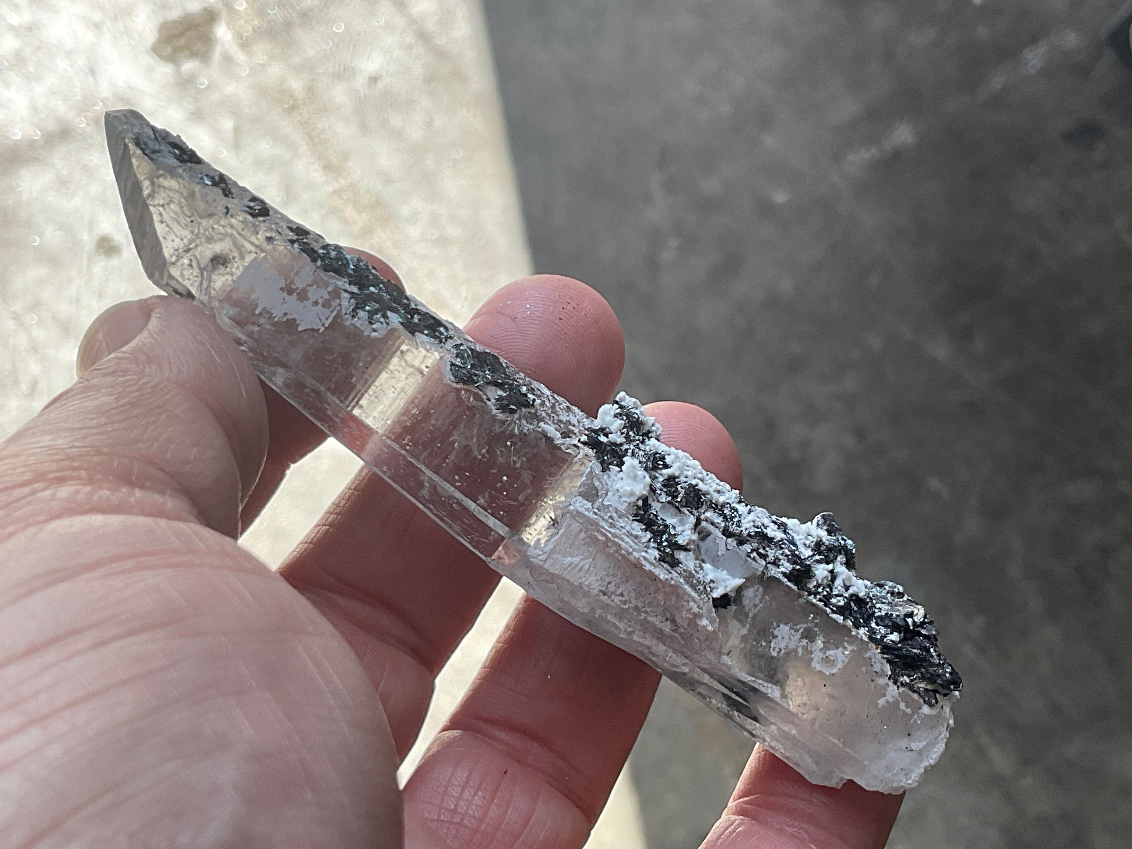50g Specularite Quartz Specimen 7C from Inner Mongolia