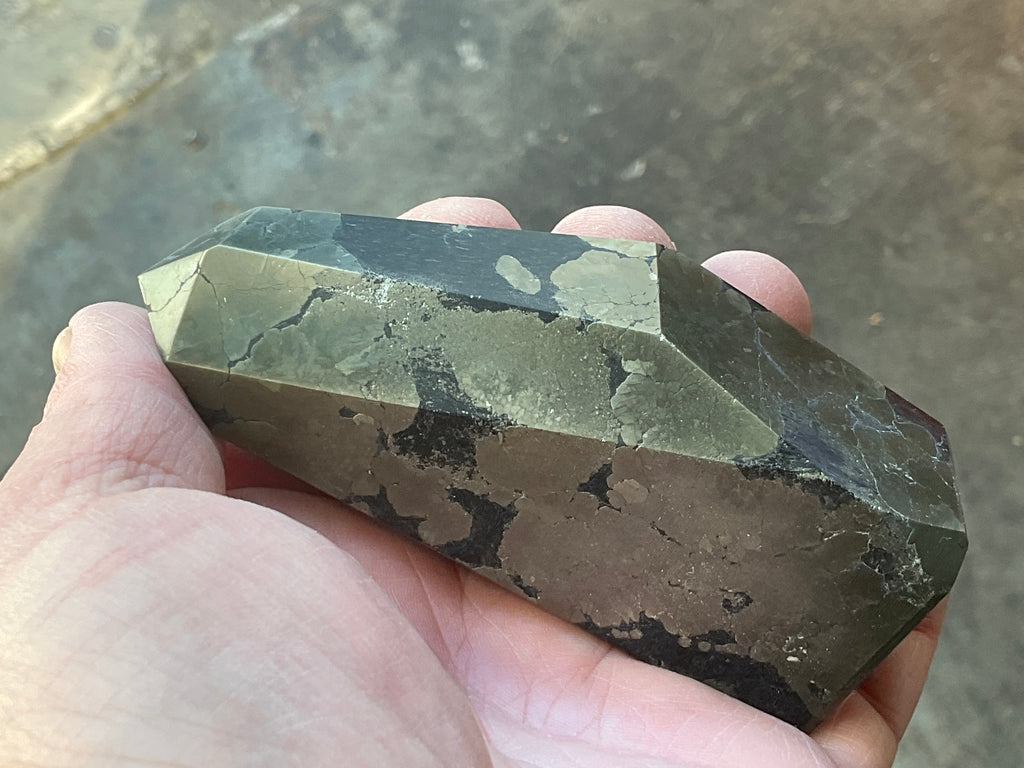 312g Polished Pyrite in Shale Freeform A