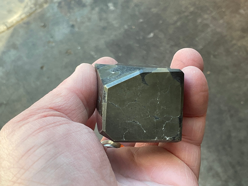 312g Polished Pyrite in Shale Freeform A