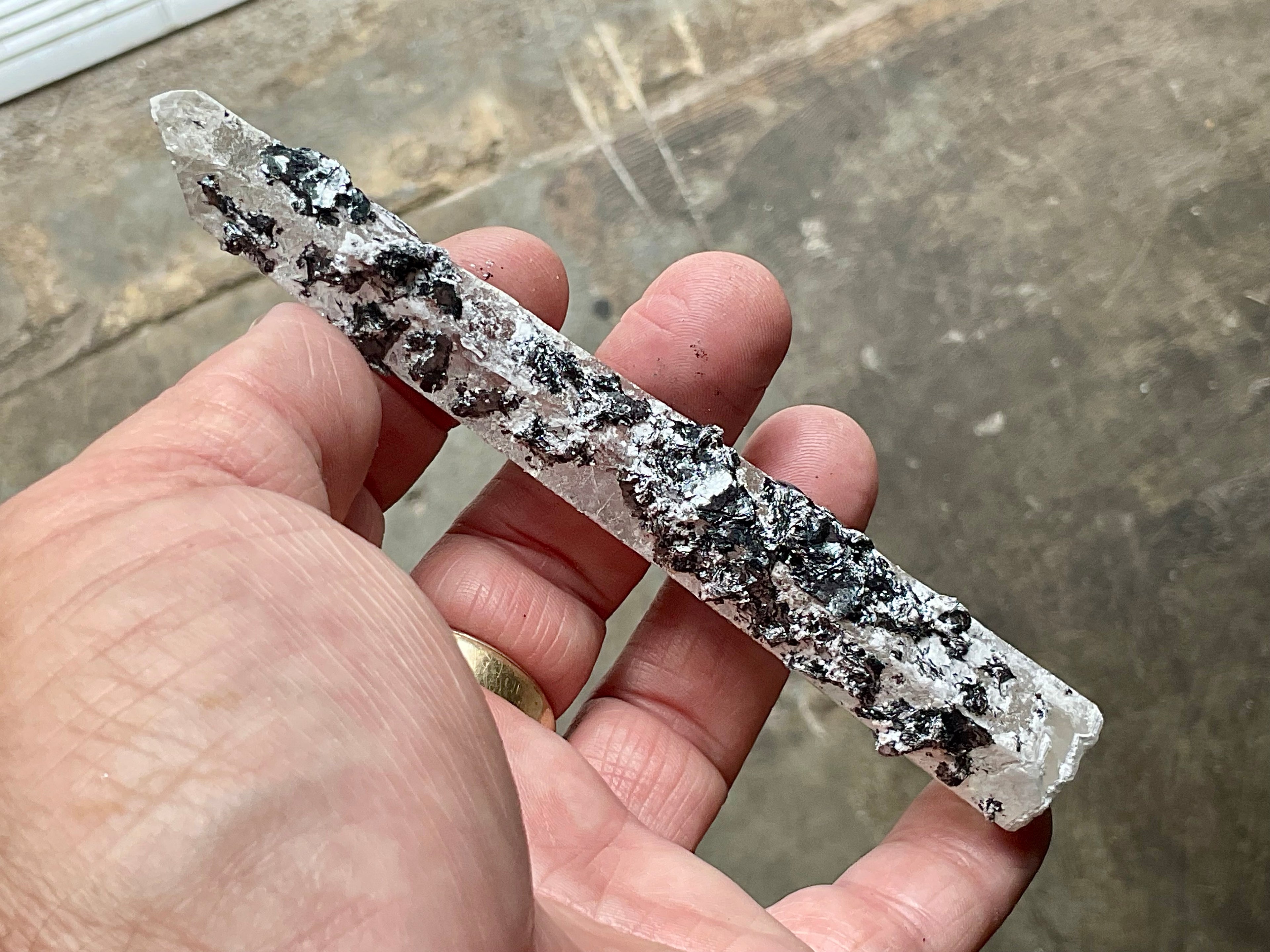 60g Specularite Quartz Specimen 9A from Inner Mongolia