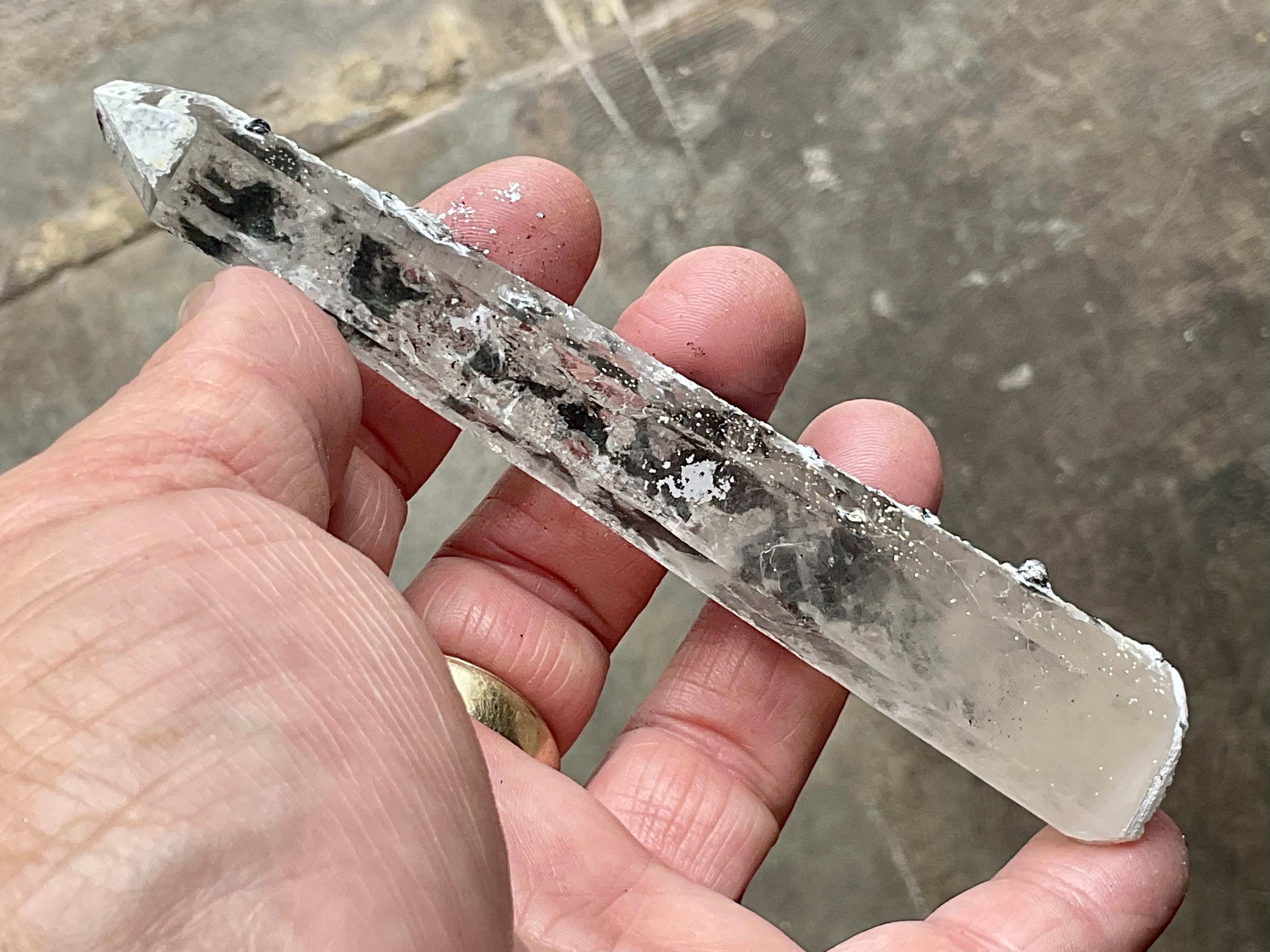 60g Specularite Quartz Specimen 9A from Inner Mongolia