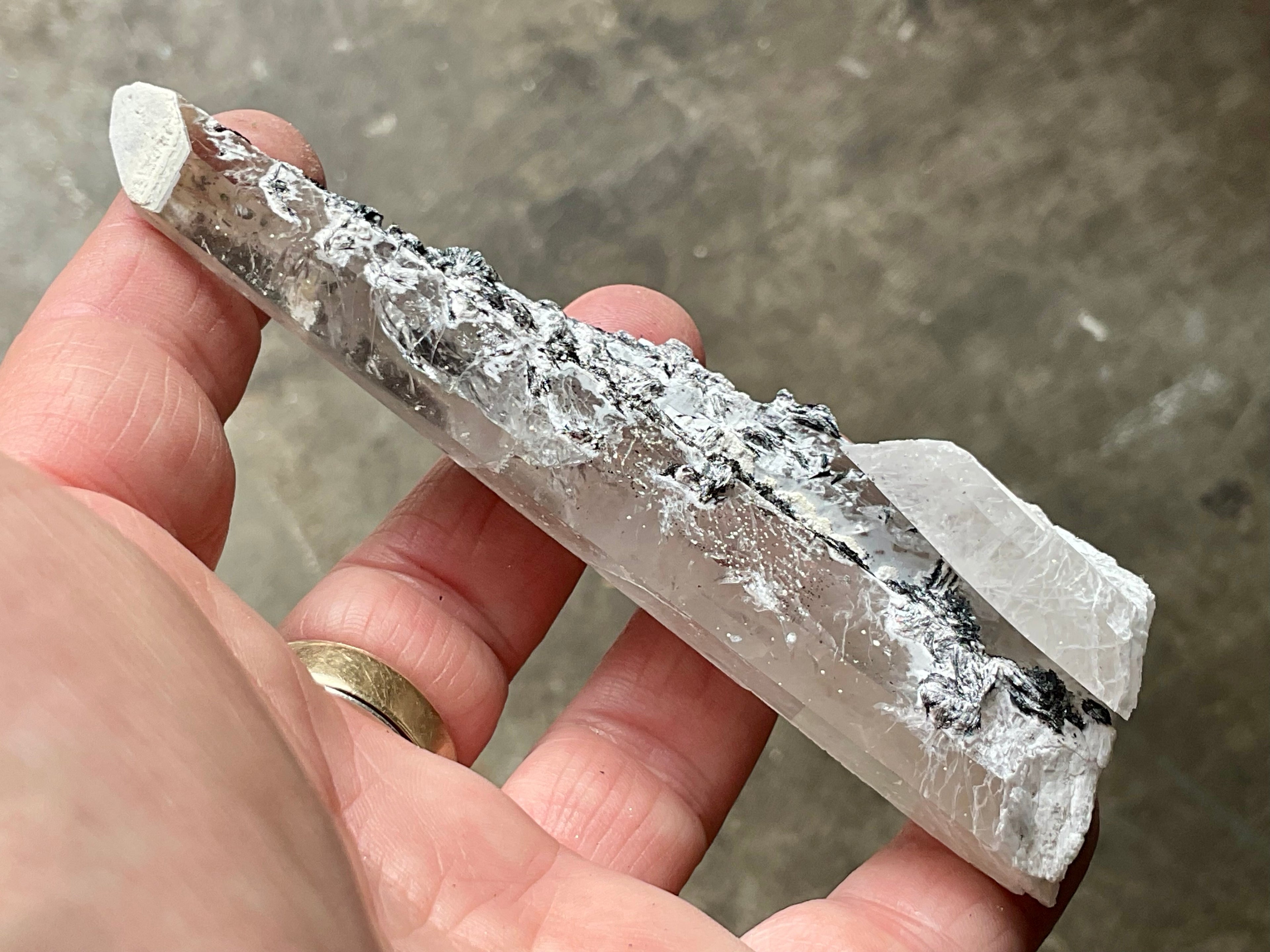 106g Specularite Quartz Specimen from Inner Mongolia 9C