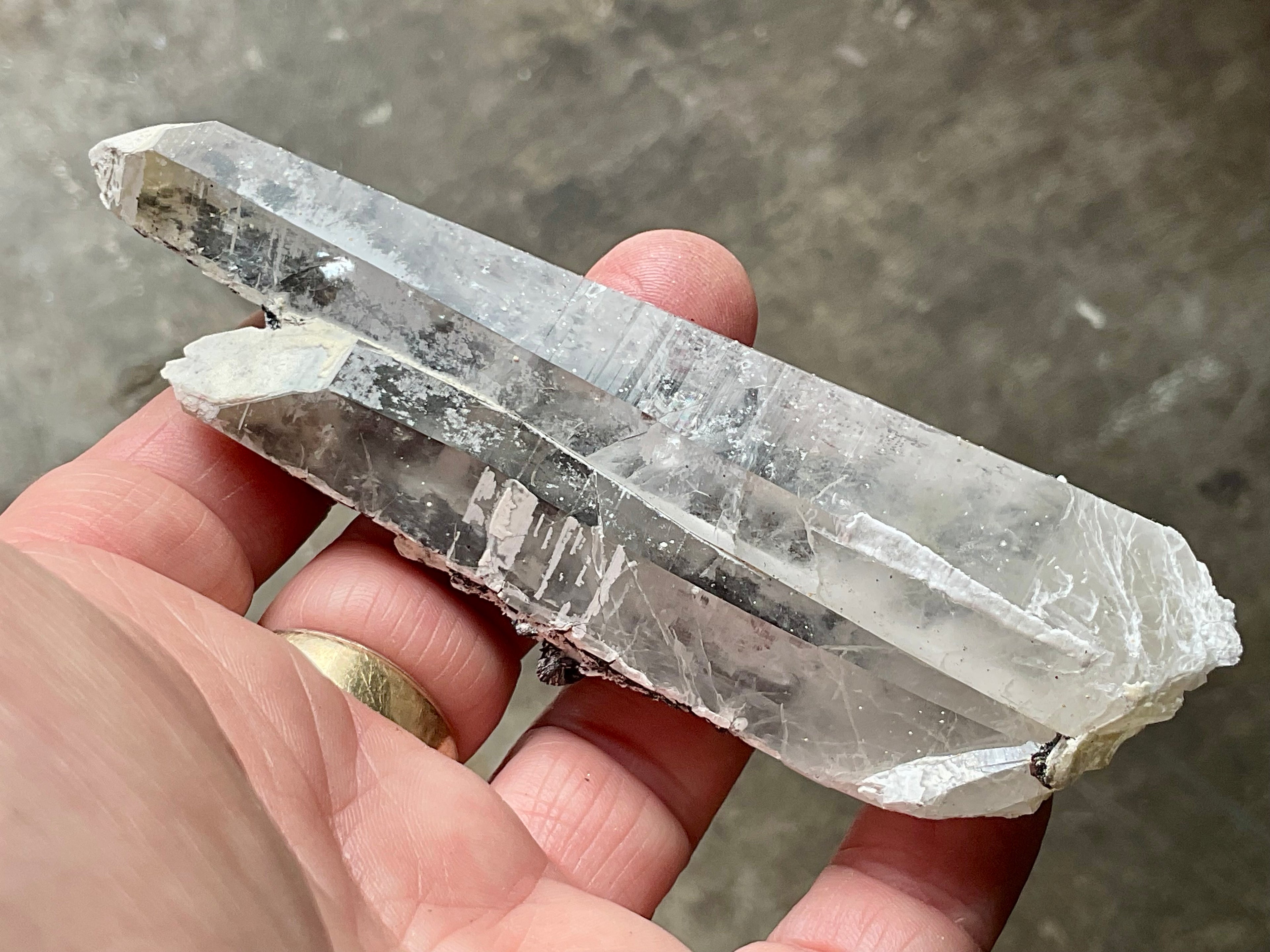 106g Specularite Quartz Specimen from Inner Mongolia 9C