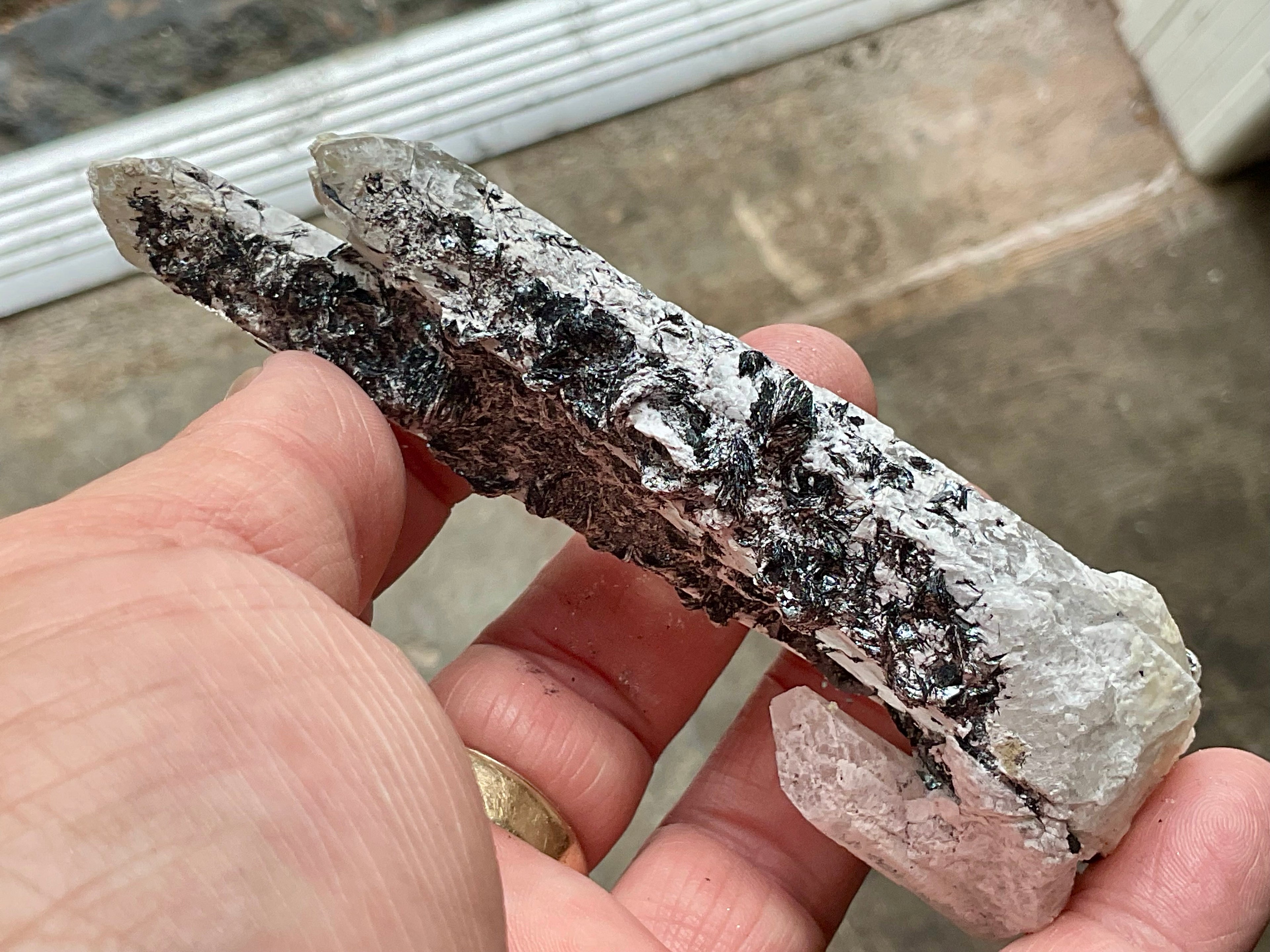 106g Specularite Quartz Specimen from Inner Mongolia 9C
