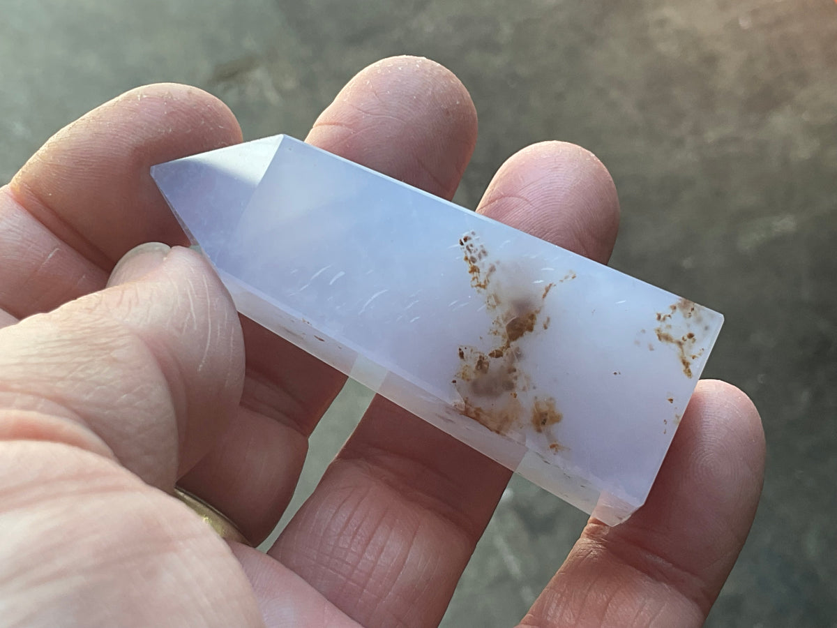 52g Blue Chalcedony Generator 2B with Iron Inclusions