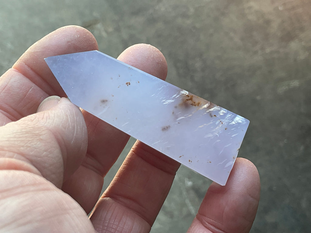 52g Blue Chalcedony Generator 2B with Iron Inclusions