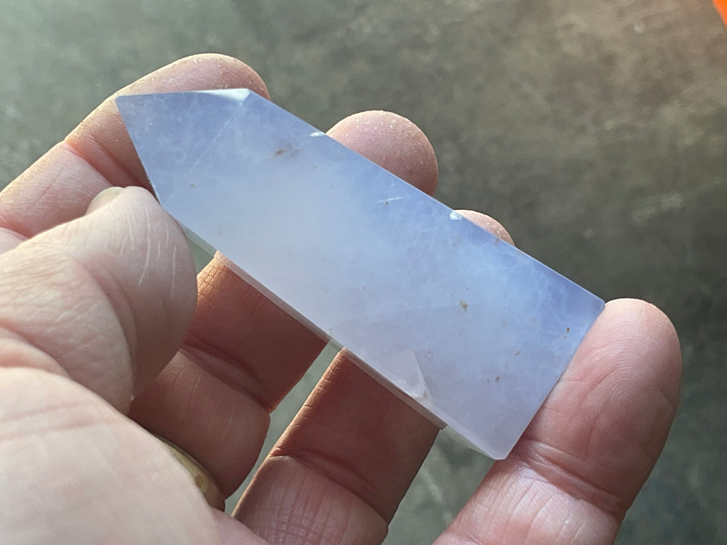 52g Blue Chalcedony Generator 2B with Iron Inclusions