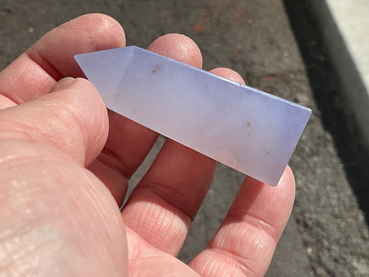 52g Blue Chalcedony Generator 2B with Iron Inclusions