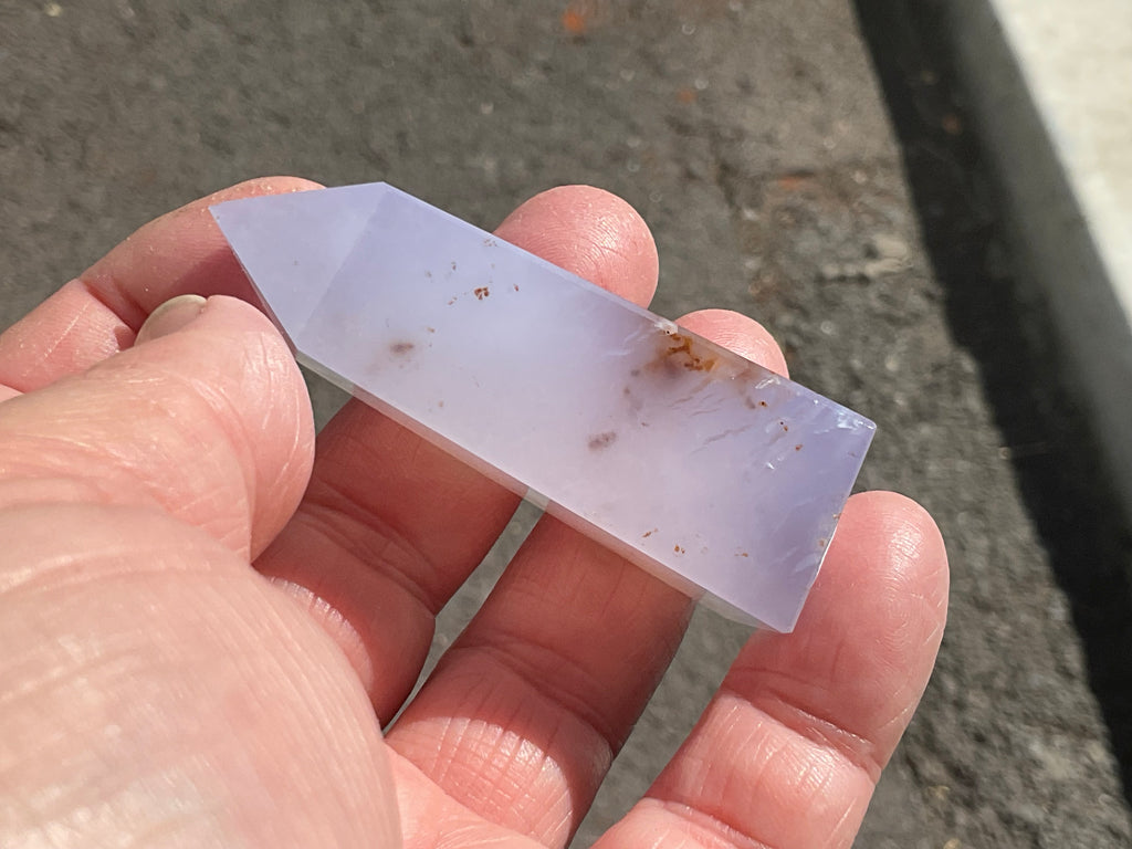 52g Blue Chalcedony Generator 2B with Iron Inclusions