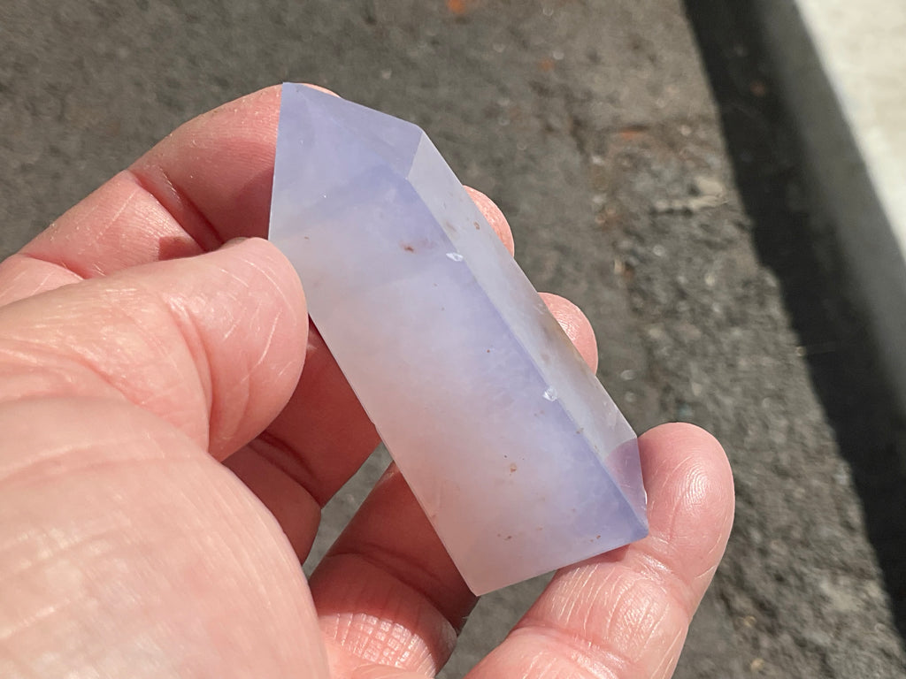 52g Blue Chalcedony Generator 2B with Iron Inclusions