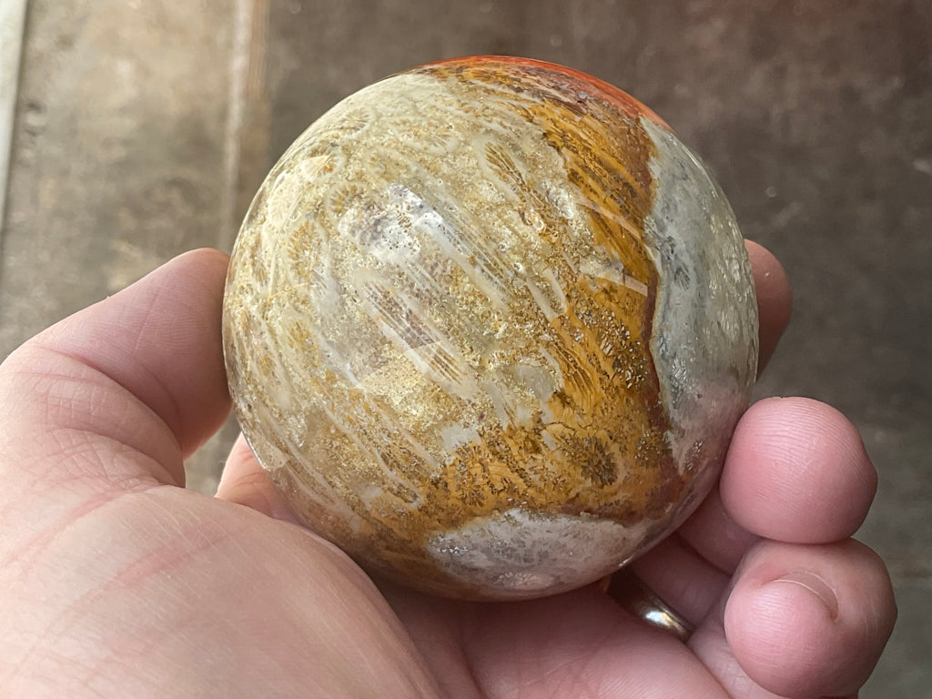 368g “Luna Coral” Sphere 3B