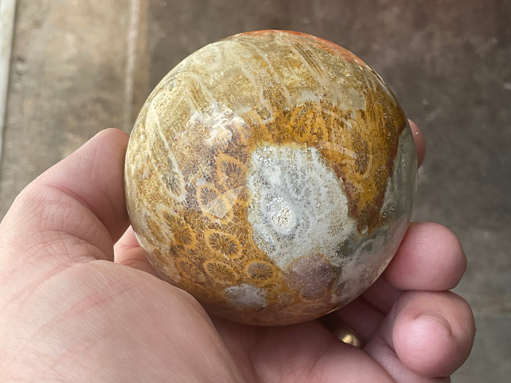 368g “Luna Coral” Sphere 3B