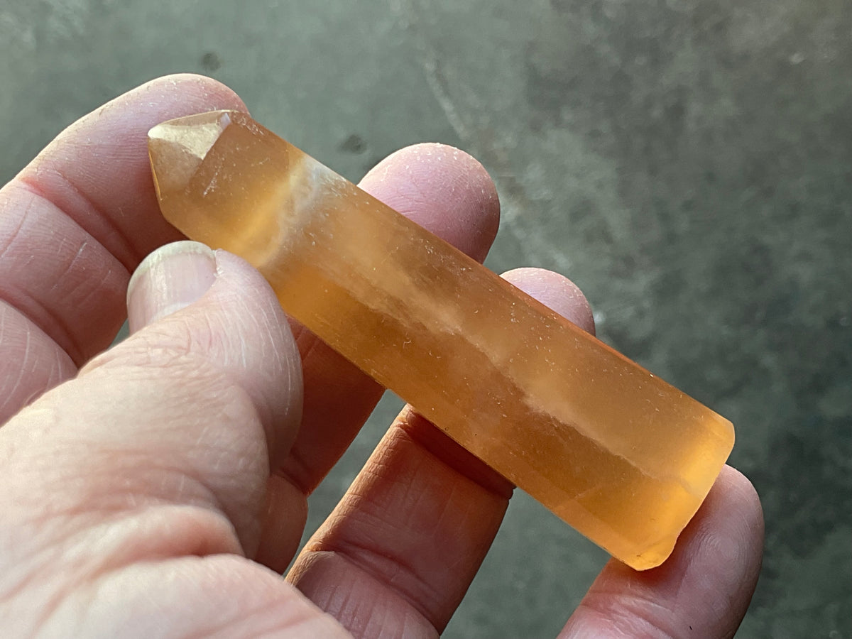54g Honey Calcite Generator 1B