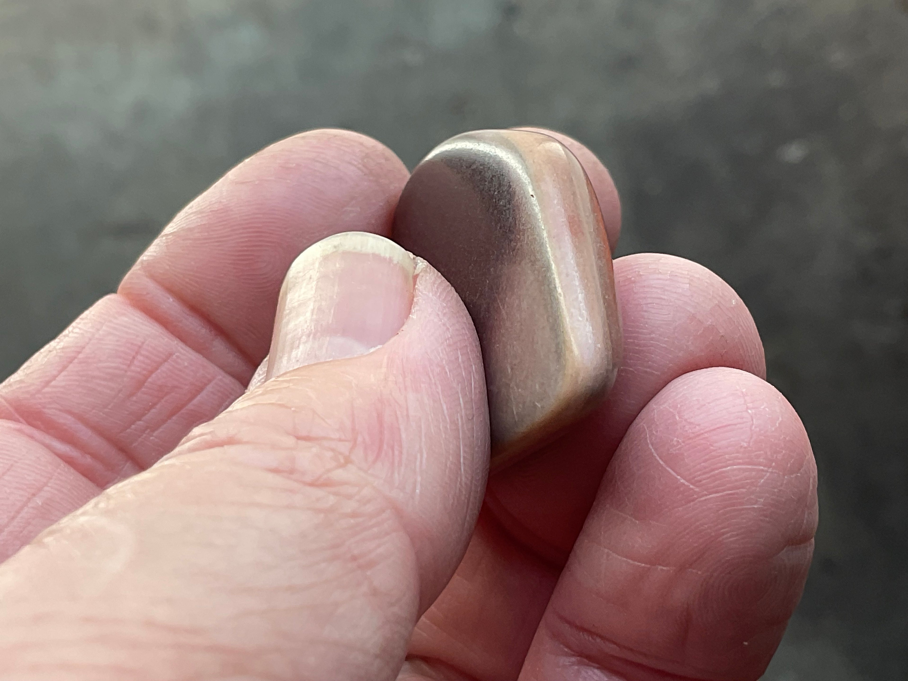 12g Australian Zebra Stone Tumble B
