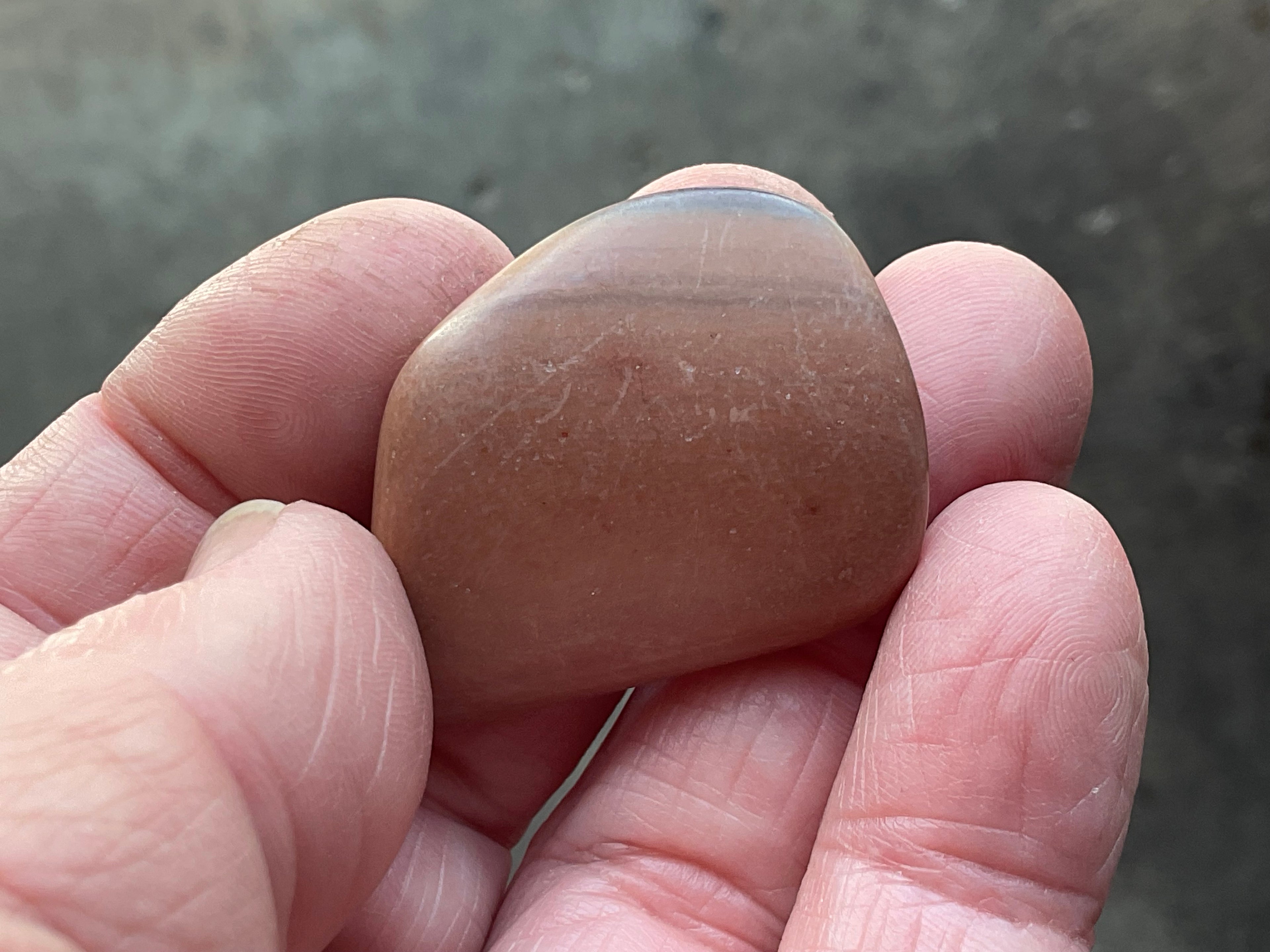 12g Australian Zebra Stone Tumble B