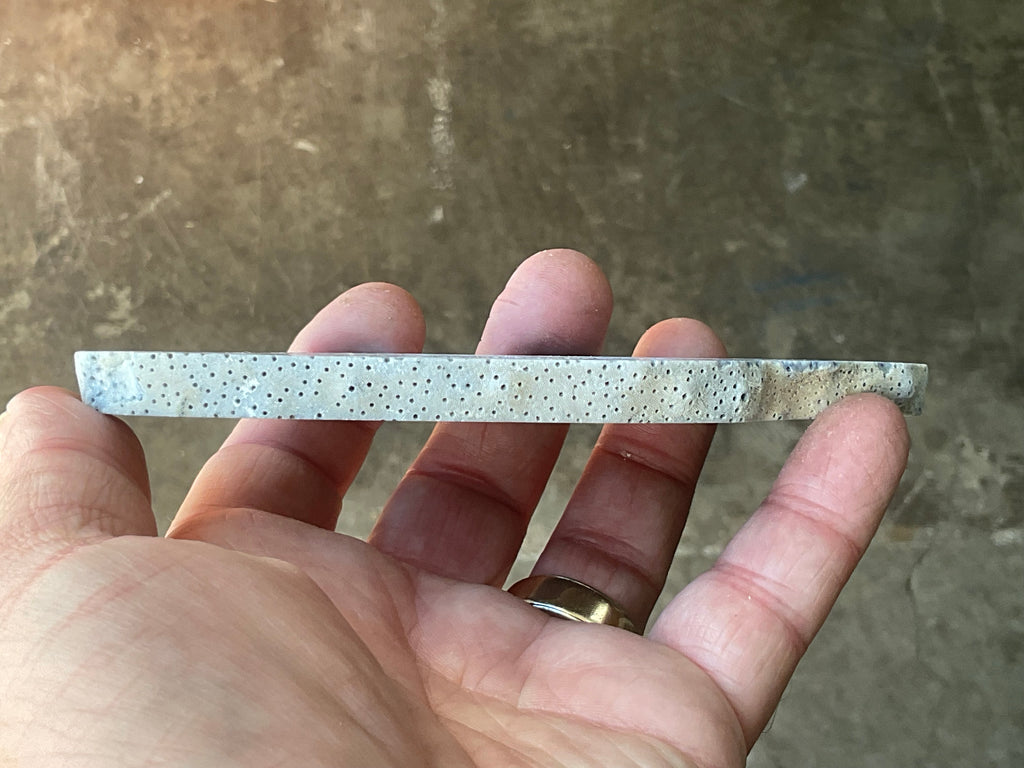 86g Natural Blue Coral Fossil Slab 4B