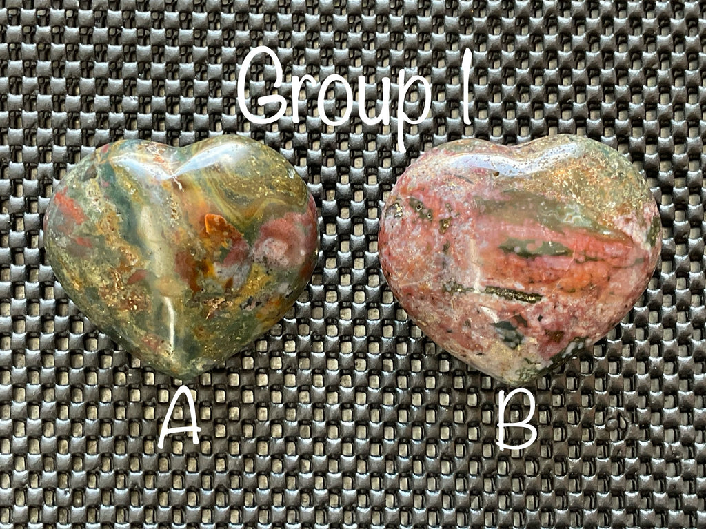 180g Ocean Jasper Heart 1A