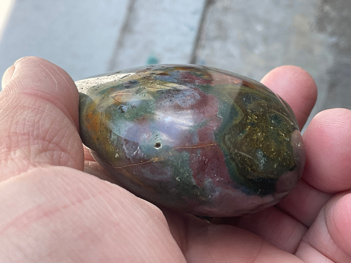 180g Ocean Jasper Heart 1A