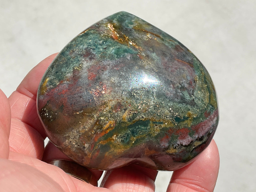 180g Ocean Jasper Heart 1A