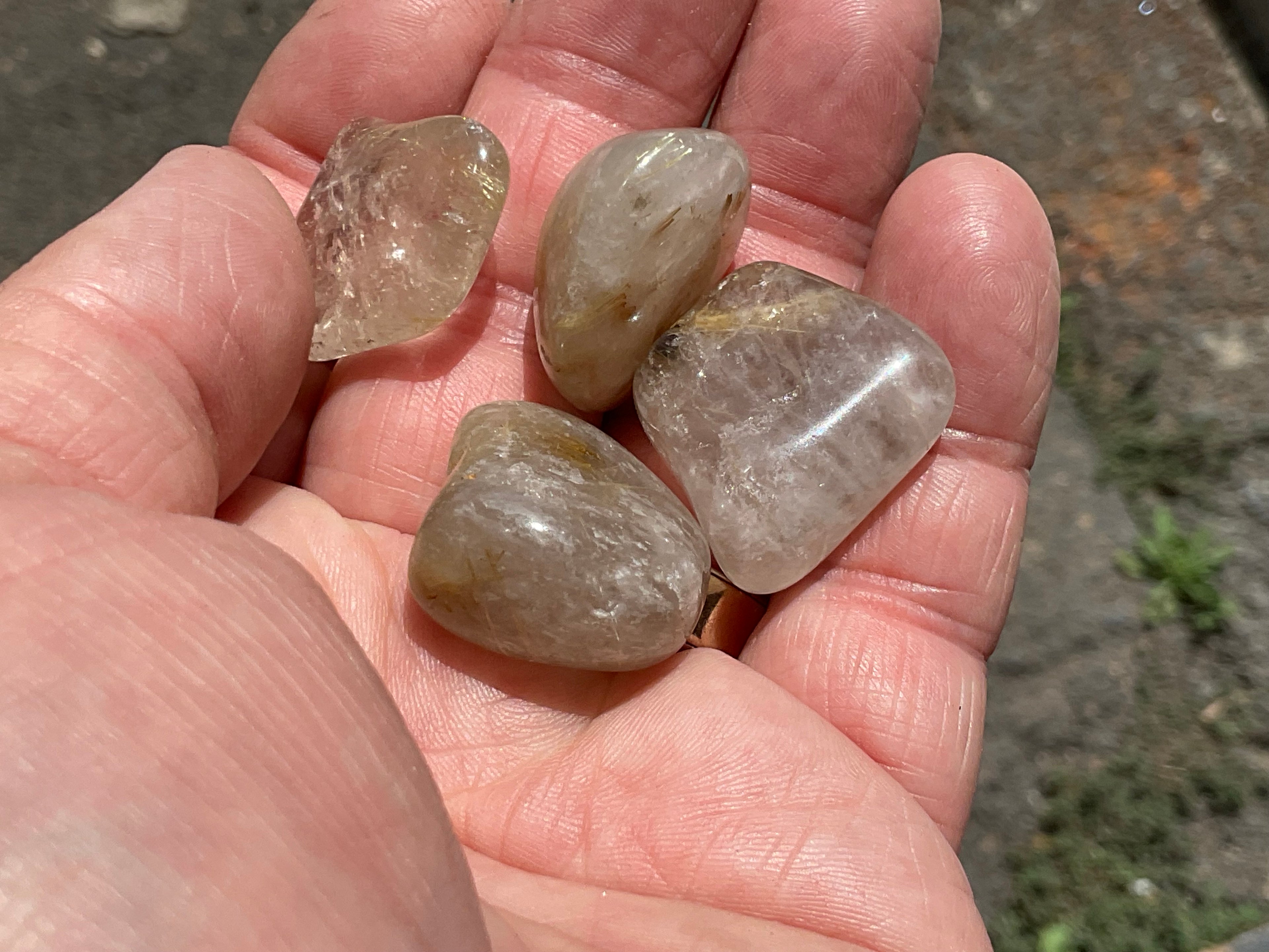 38g Golden Rutile Tumbled Group 4