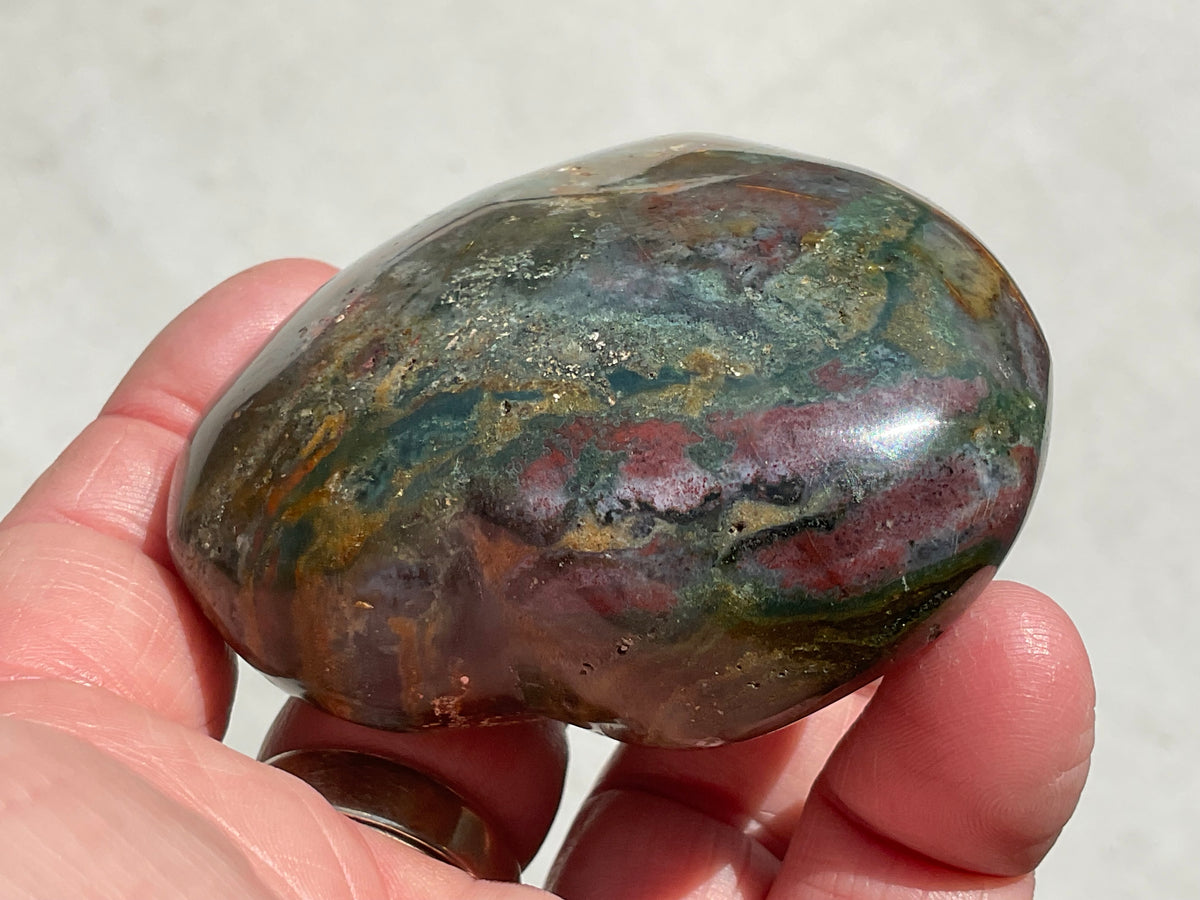 180g Ocean Jasper Heart 1A