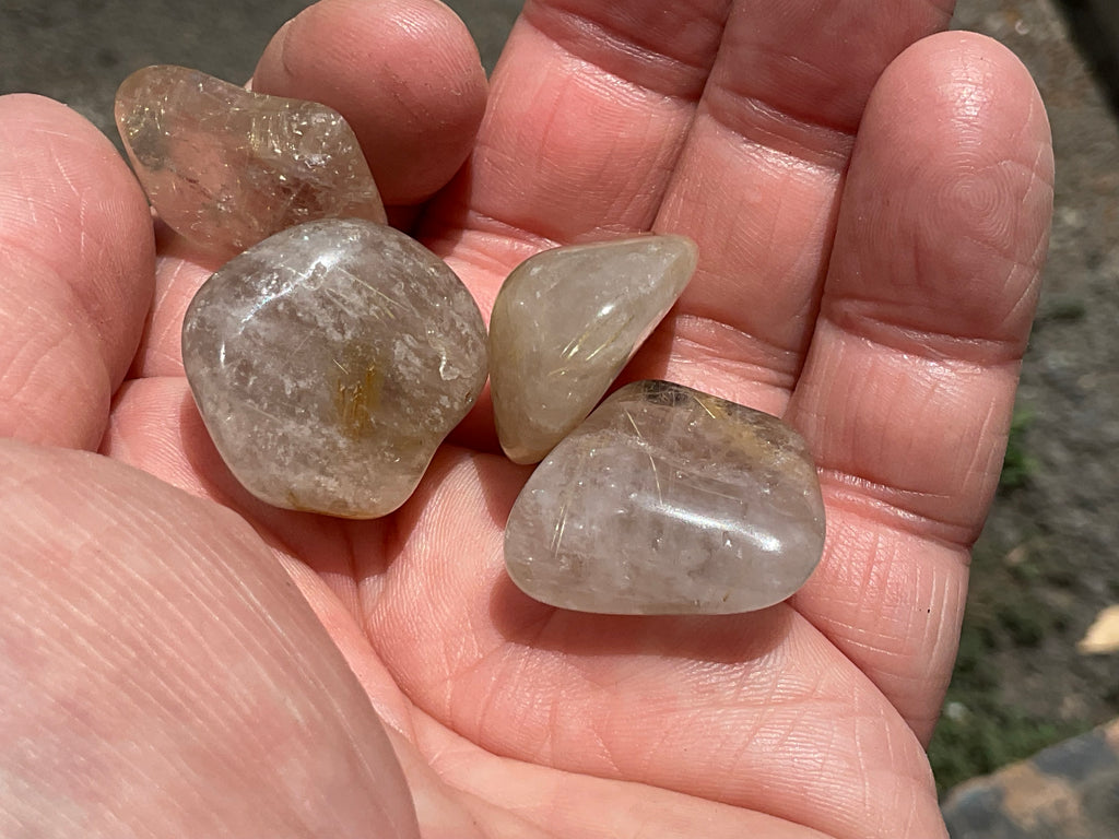 38g Golden Rutile Tumbled Group 4