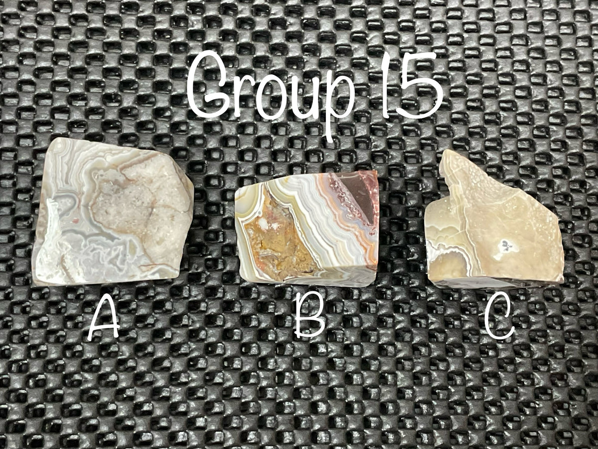 42g Mexican Crazy Lace Agate Freeform 15C