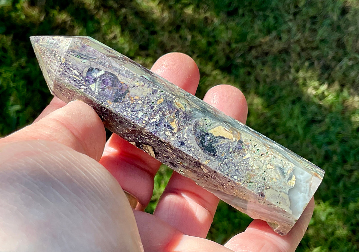 123g Brecciated Fluorite Generator 1B