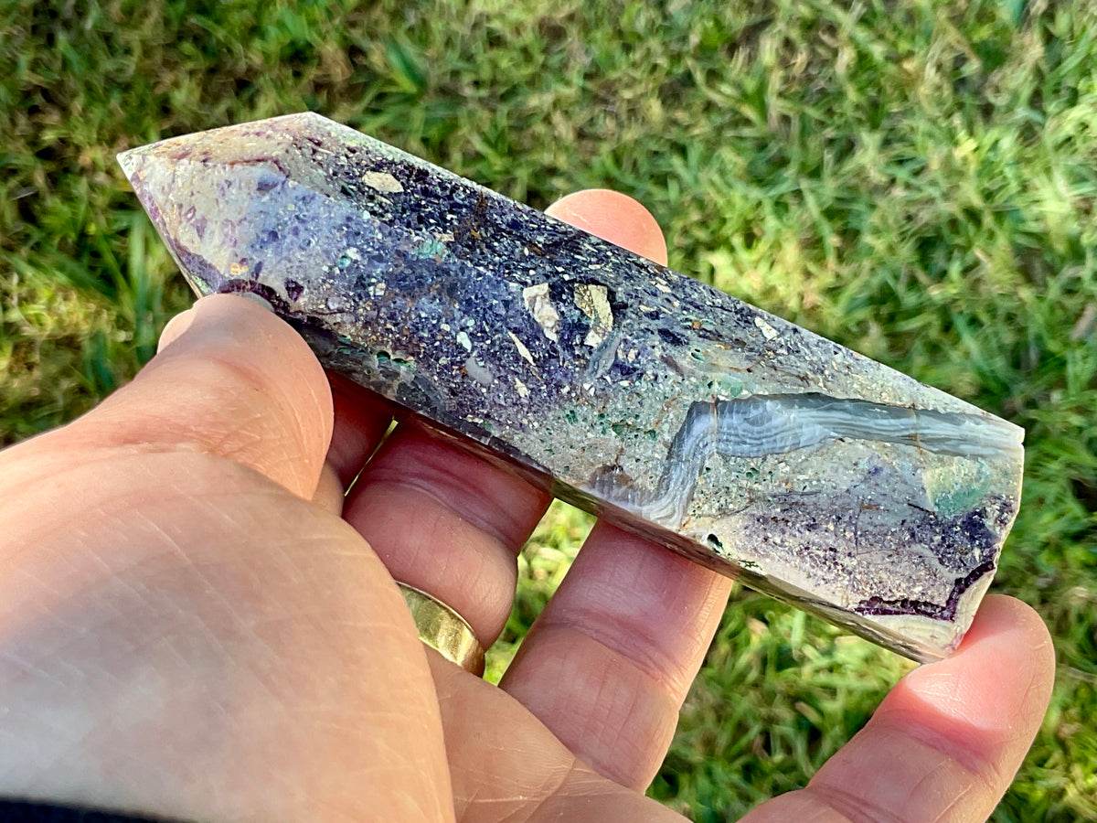 123g Brecciated Fluorite Generator 1B