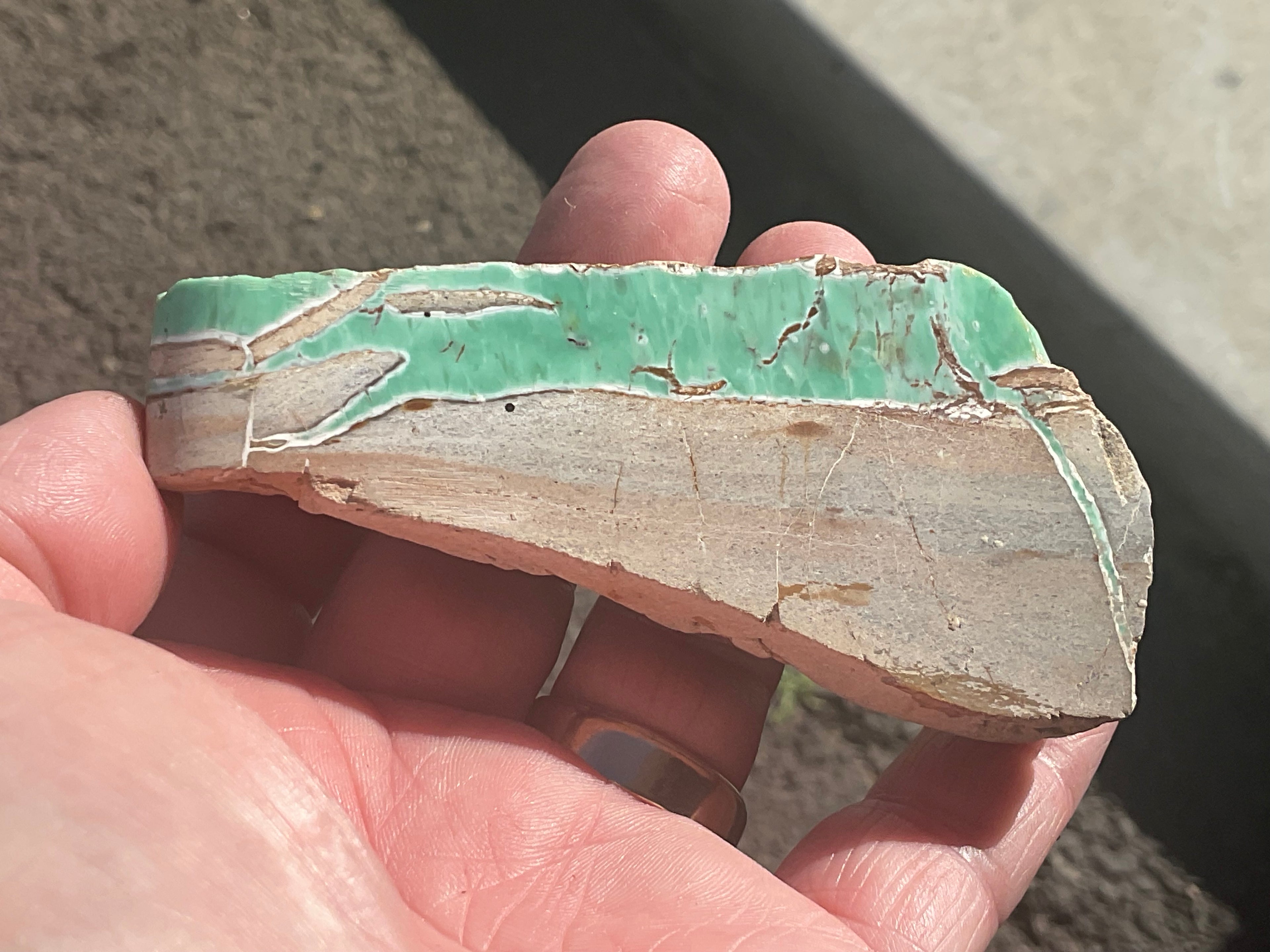 94g Polished Western Australian Variscite Piece 2A