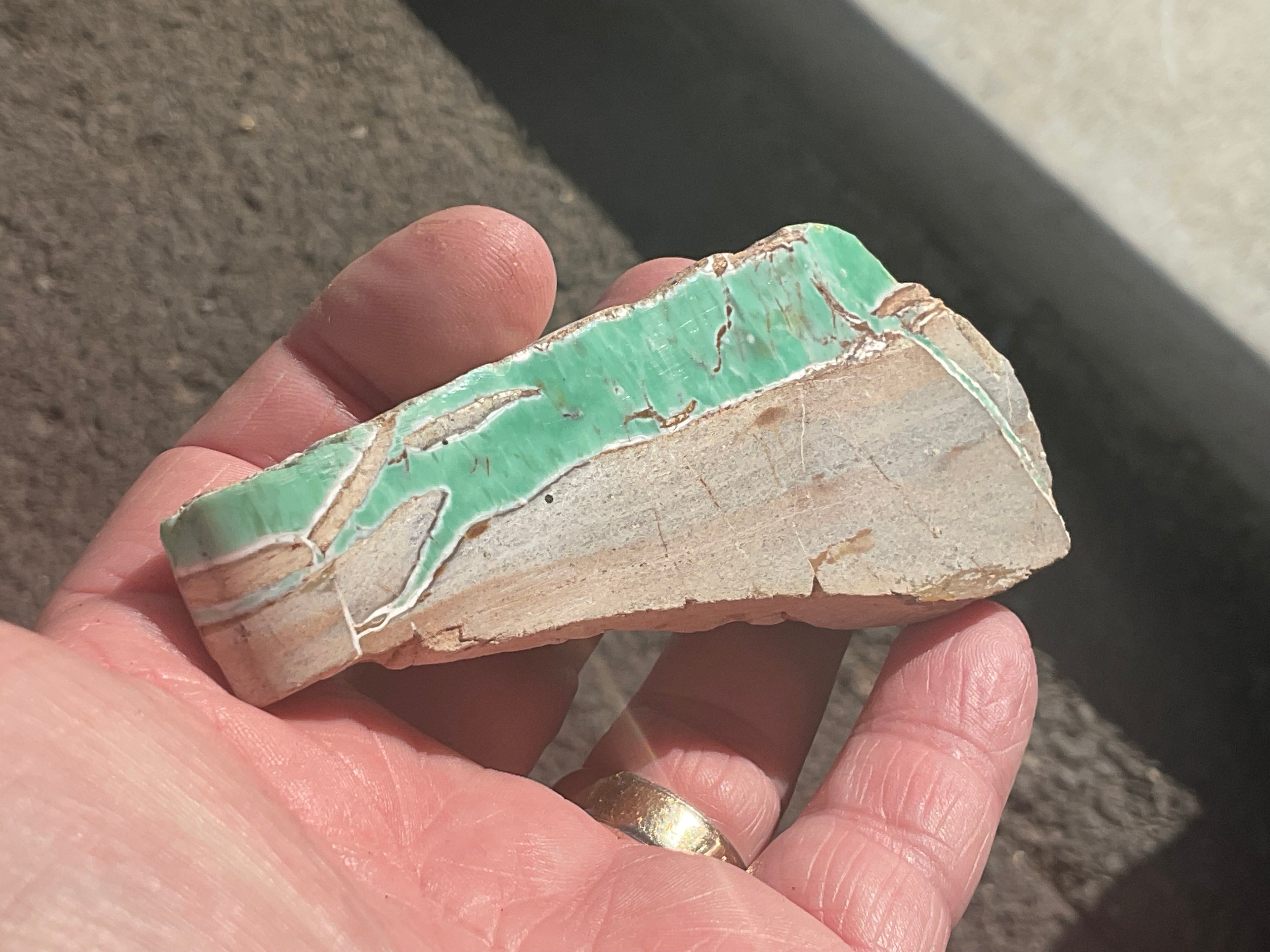 94g Polished Western Australian Variscite Piece 2A