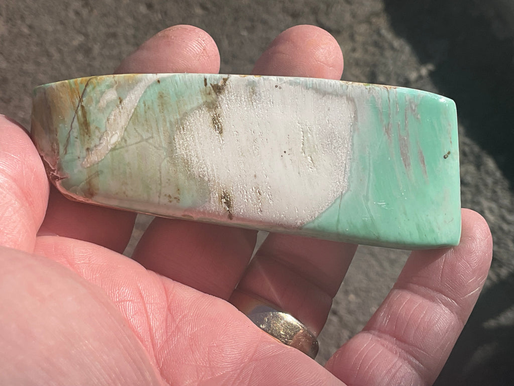 102g Polished Western Australian Variscite Piece 2B