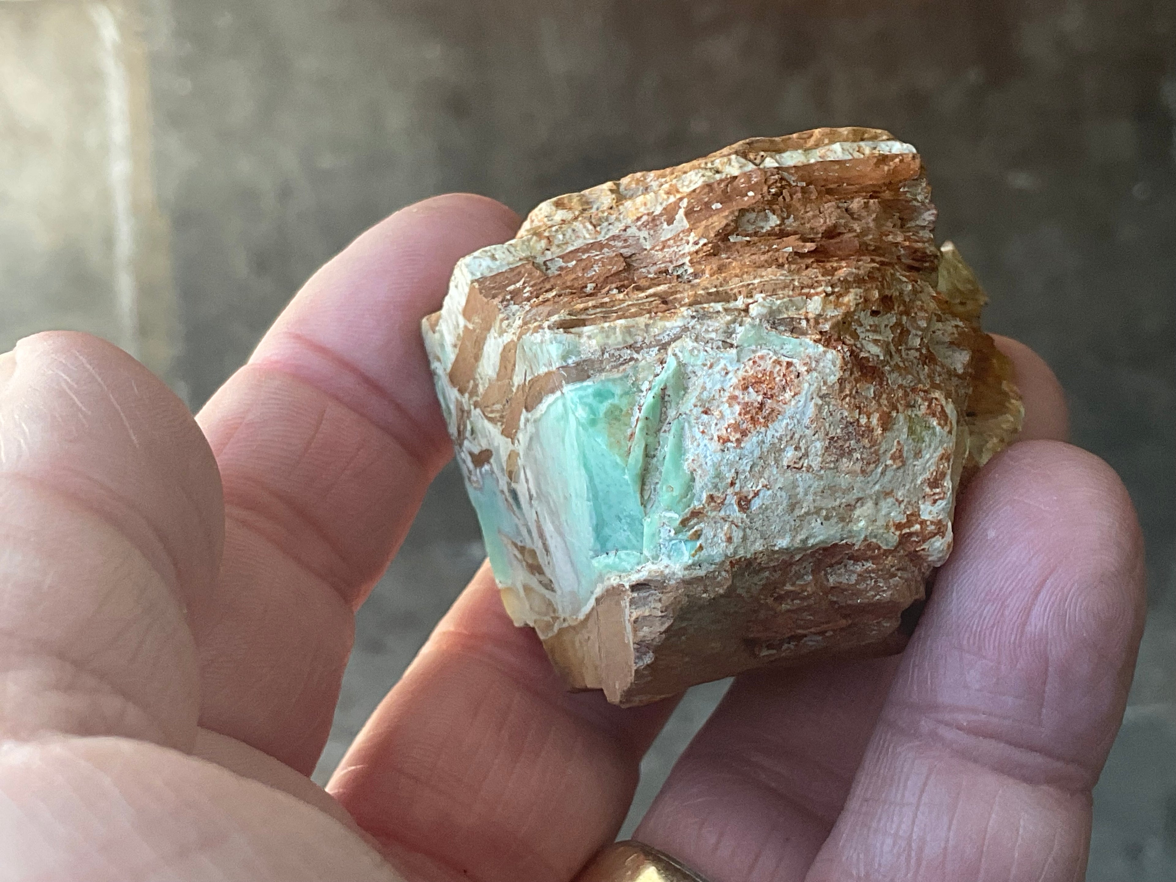 94g Sliced Western Australian Variscite Piece 1A