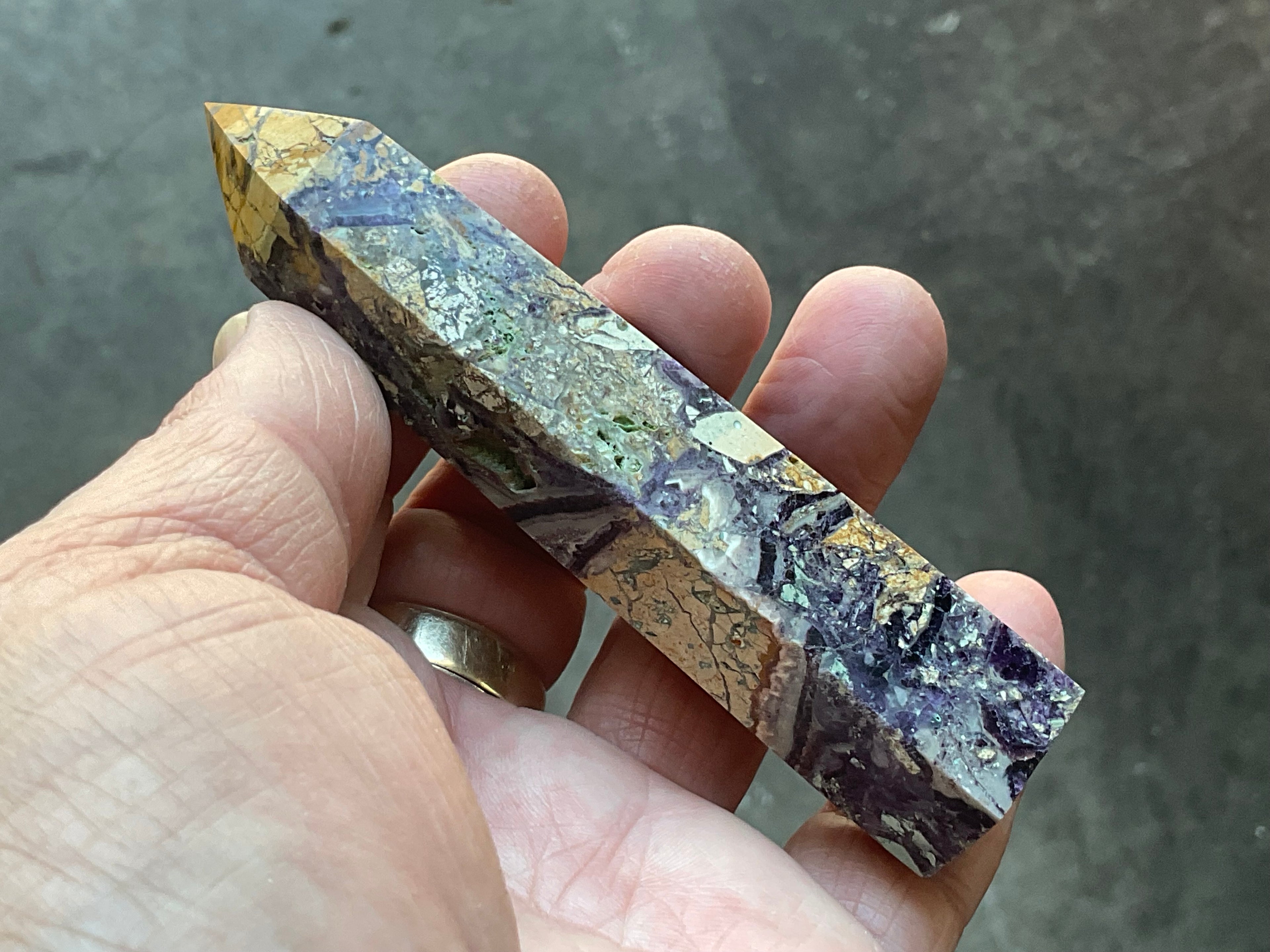 106g Brecciated Fluorite Generator 4A