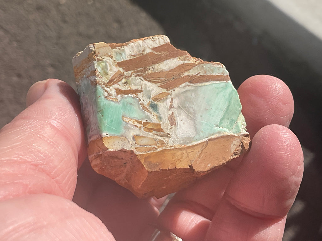 94g Sliced Western Australian Variscite Piece 1A