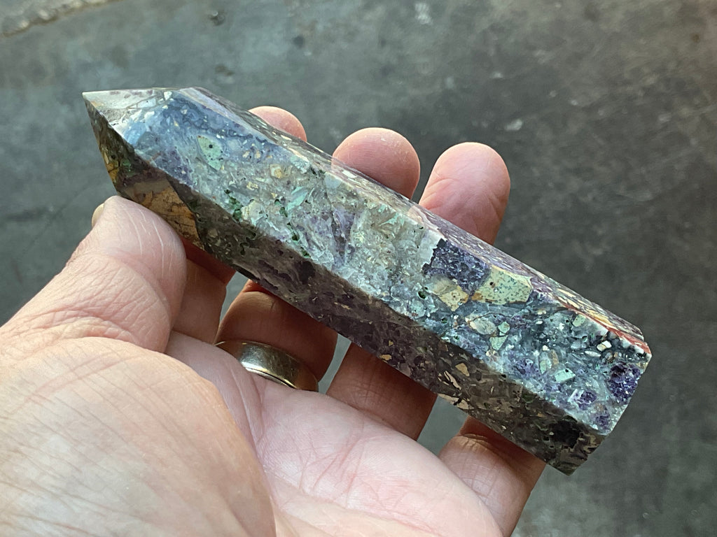 168g Brecciated Fluorite Generator 4B
