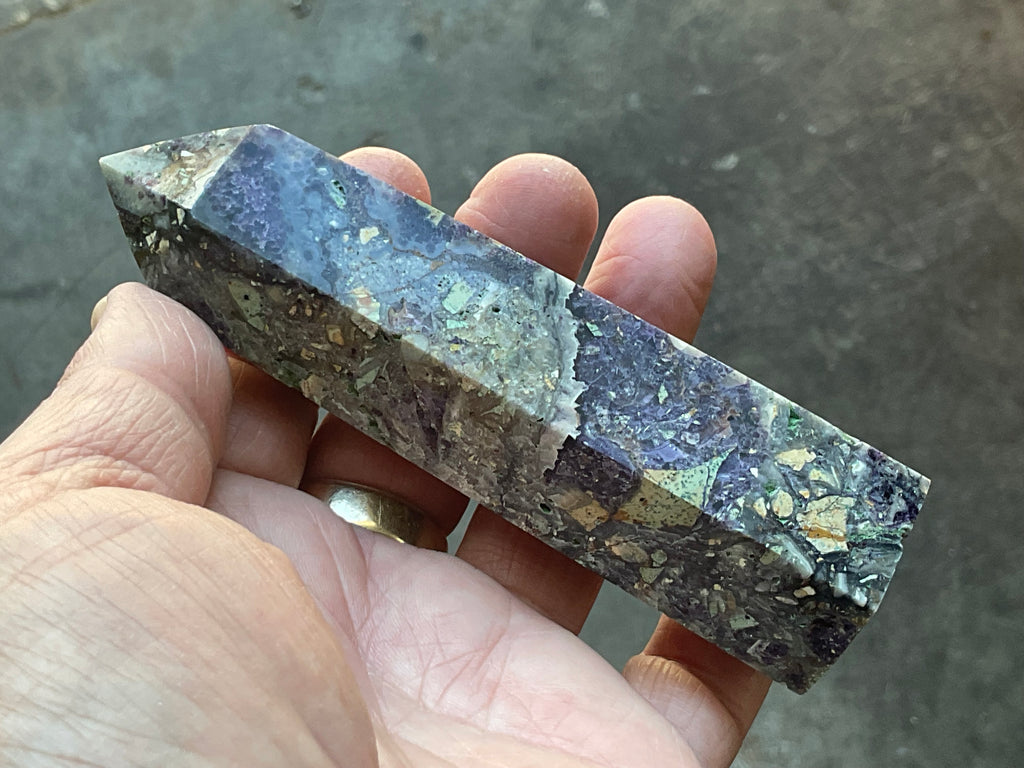 168g Brecciated Fluorite Generator 4B