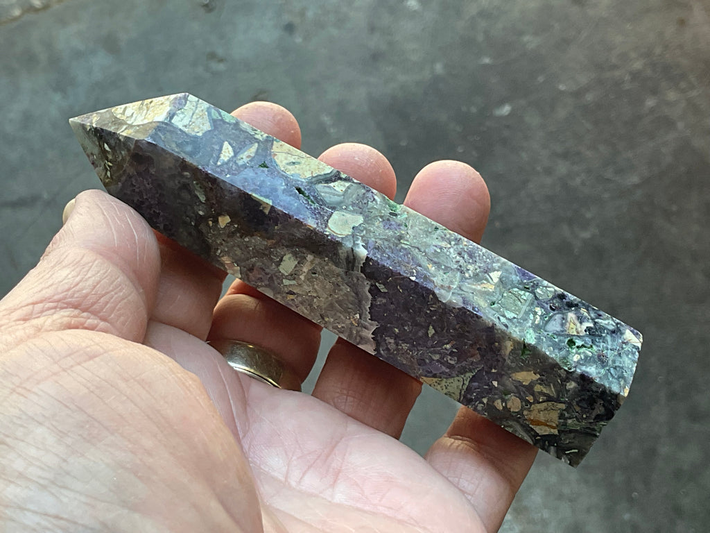 168g Brecciated Fluorite Generator 4B