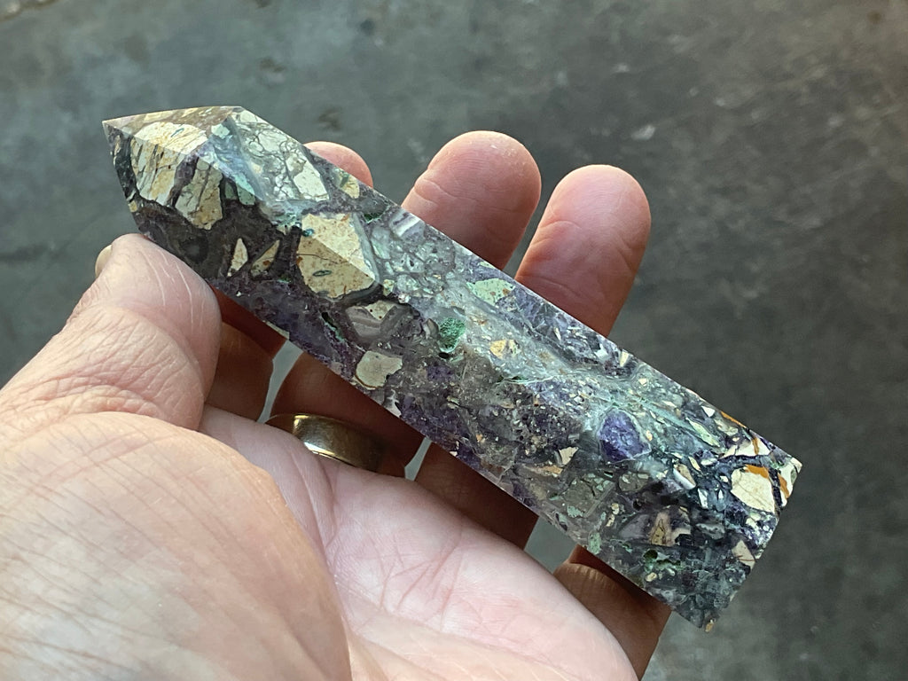168g Brecciated Fluorite Generator 4B
